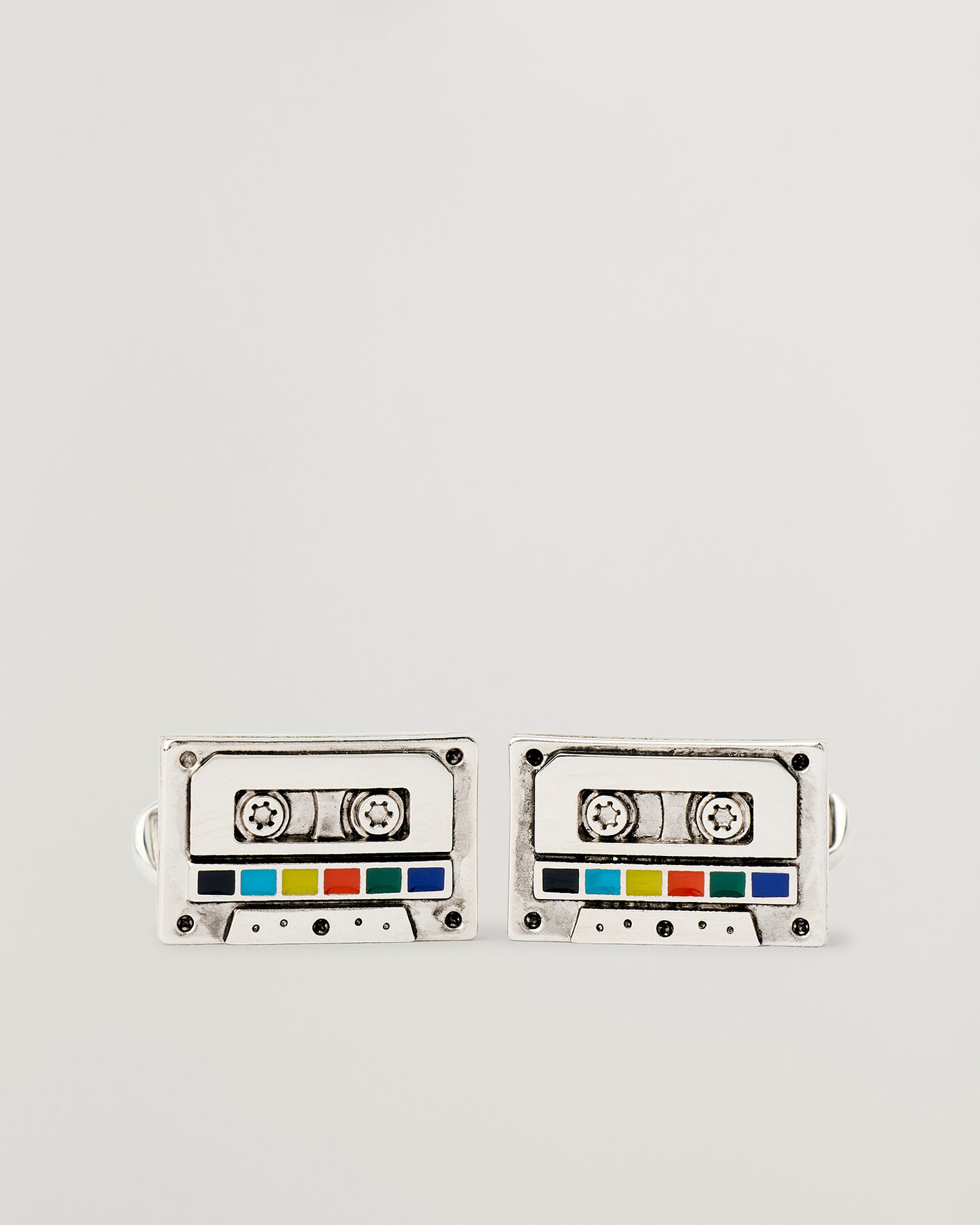 Herren | Manschettenknöpfe | Paul Smith | Tape Cufflink Silver
