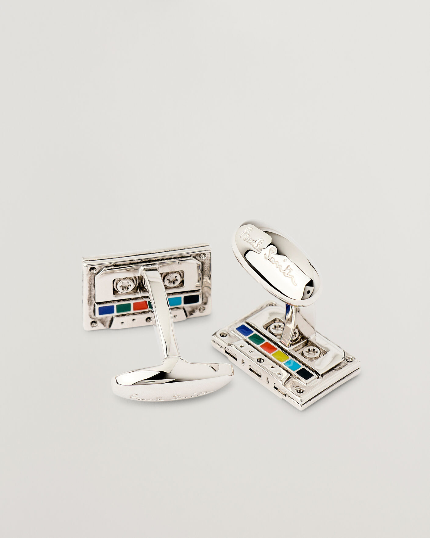 Herren | Manschettenknöpfe | Paul Smith | Tape Cufflink Silver