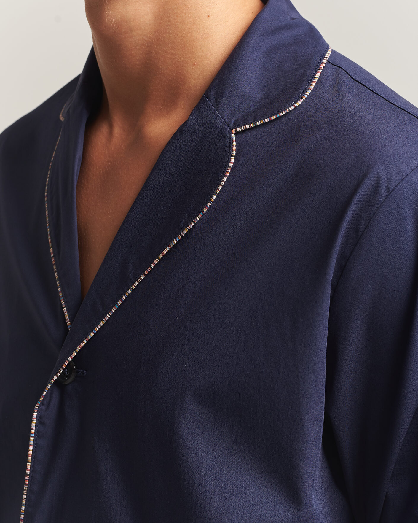Herren | Schlafanzüge & Bademäntel | Paul Smith | Signature Piped Pyjama Set Navy