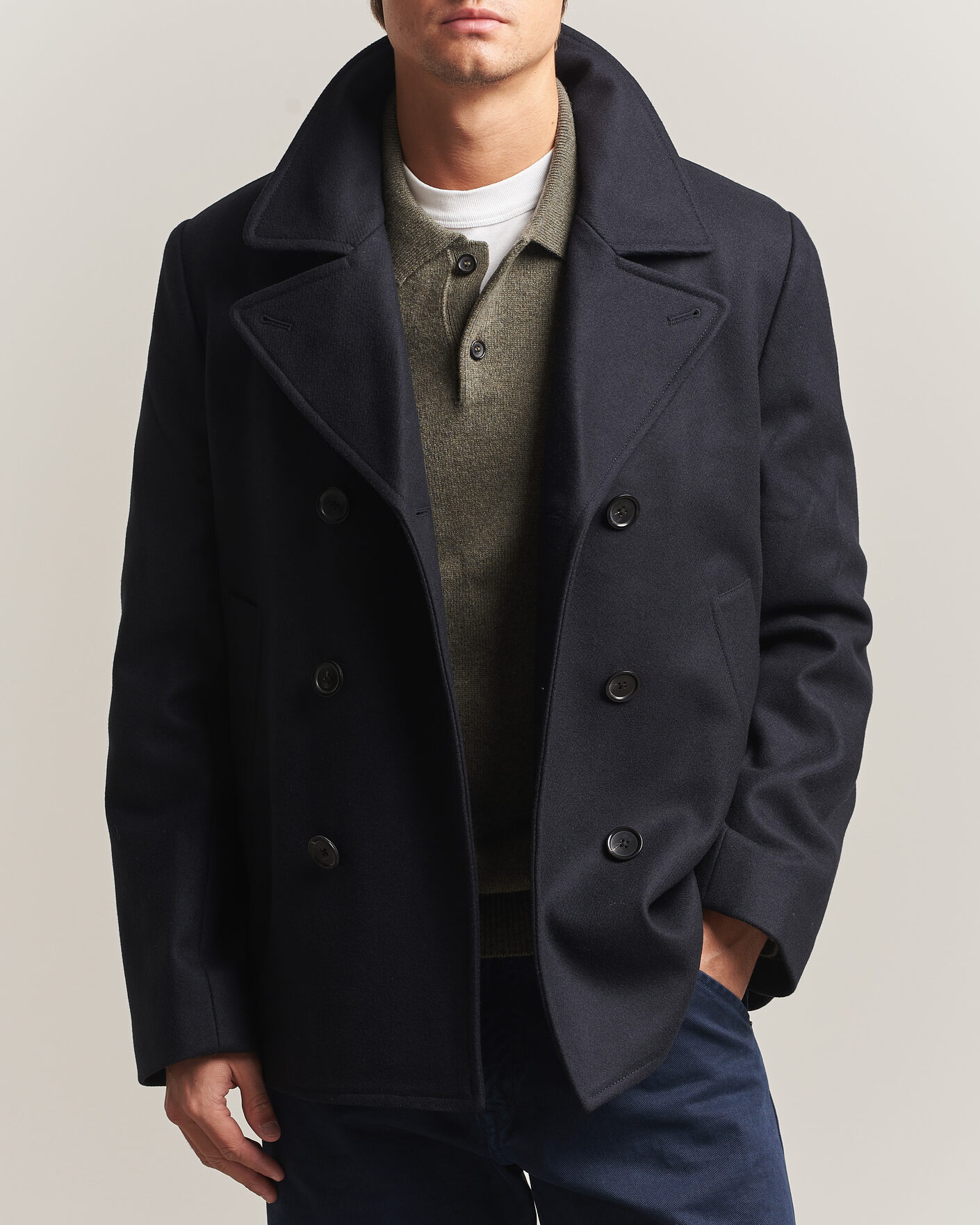 Herren | Jacken | PS Paul Smith | Wool Peacoat Navy