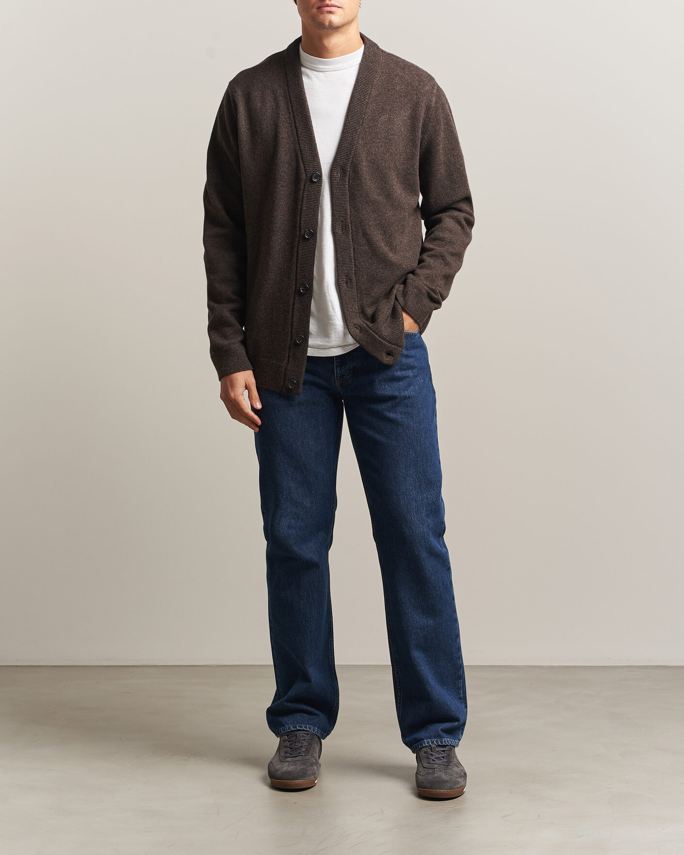 Herren | Pullover | PS Paul Smith | Wool Knitted Cardigan Brown