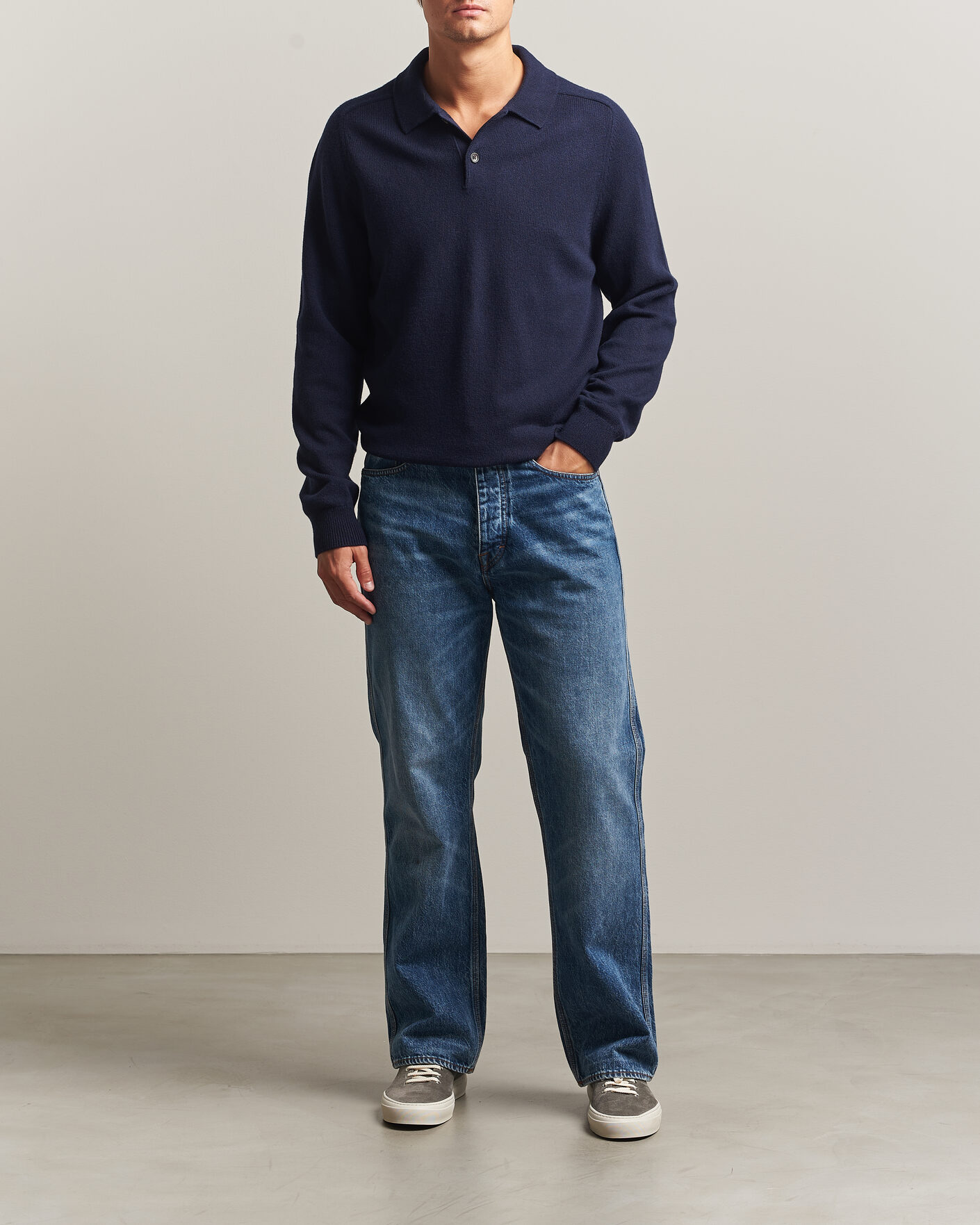 Herren | Pullover | PS Paul Smith | Wool Knitted Polo Navy