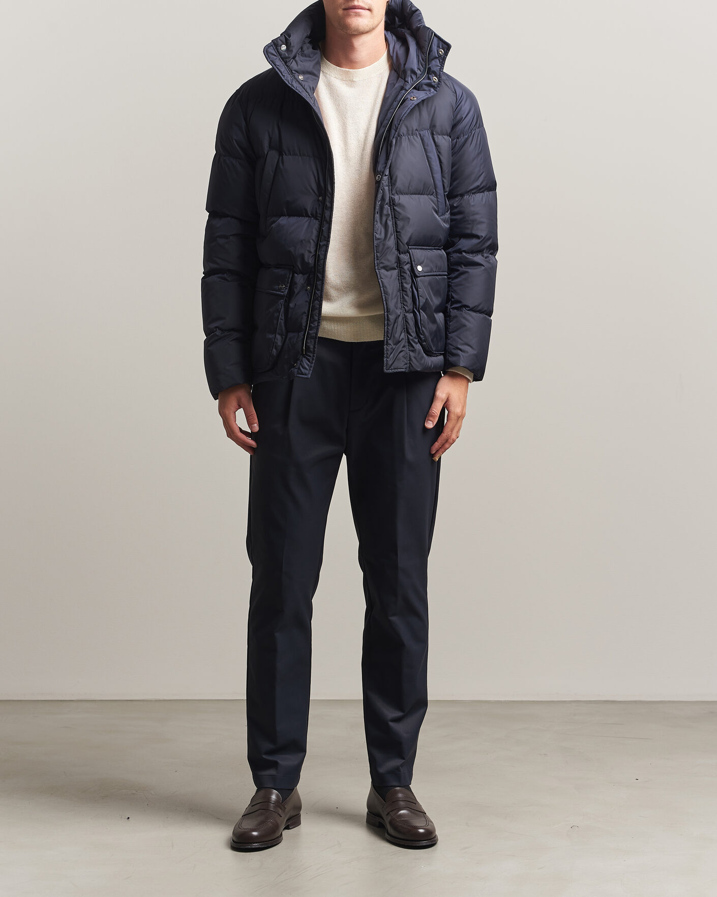 Herren | Jacken | Herno | Chamonix Down Parka Navy