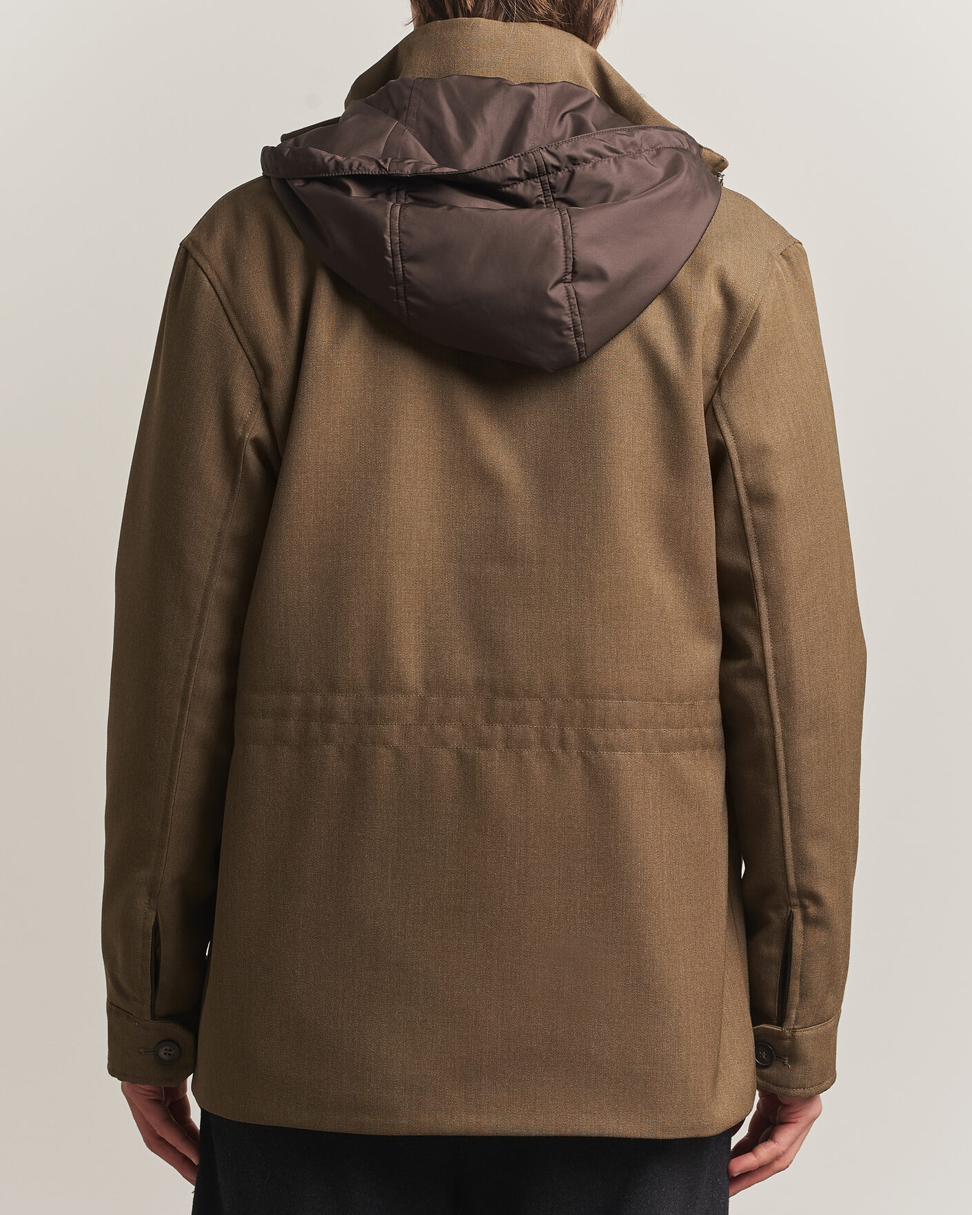 Herren | Jacken | Incotex | Water Repellent Rain Caban Country Green