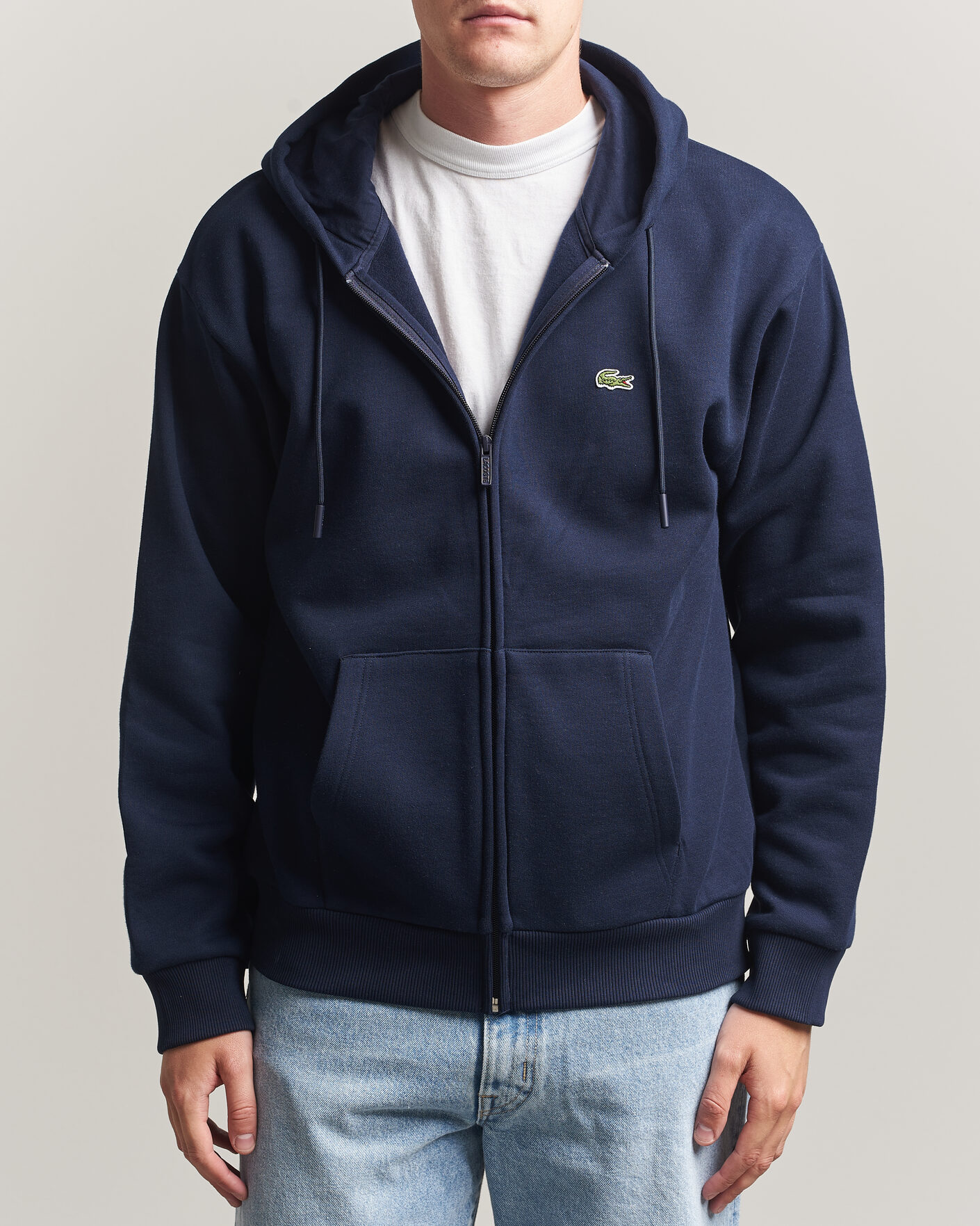 Herren | Pullover | Lacoste | Full Zip Hoodie Navy Blue