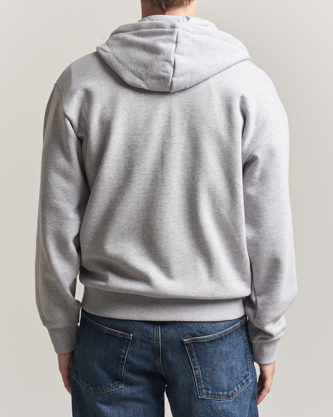 Herren | Pullover | Lacoste | Full Zip Hoodie Silver Chine