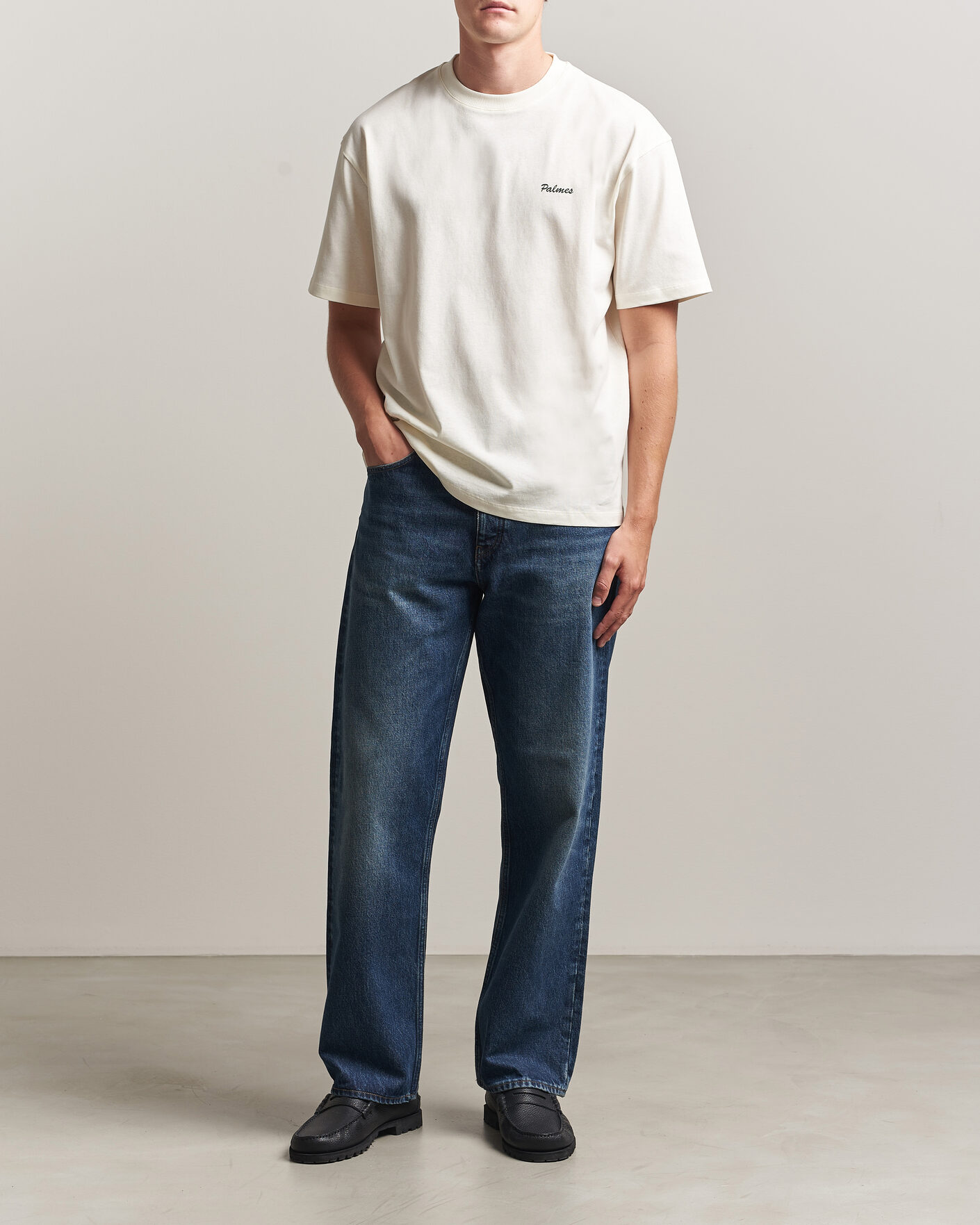 Herren | T-Shirts | Palmes | Logo T-Shirt Off White