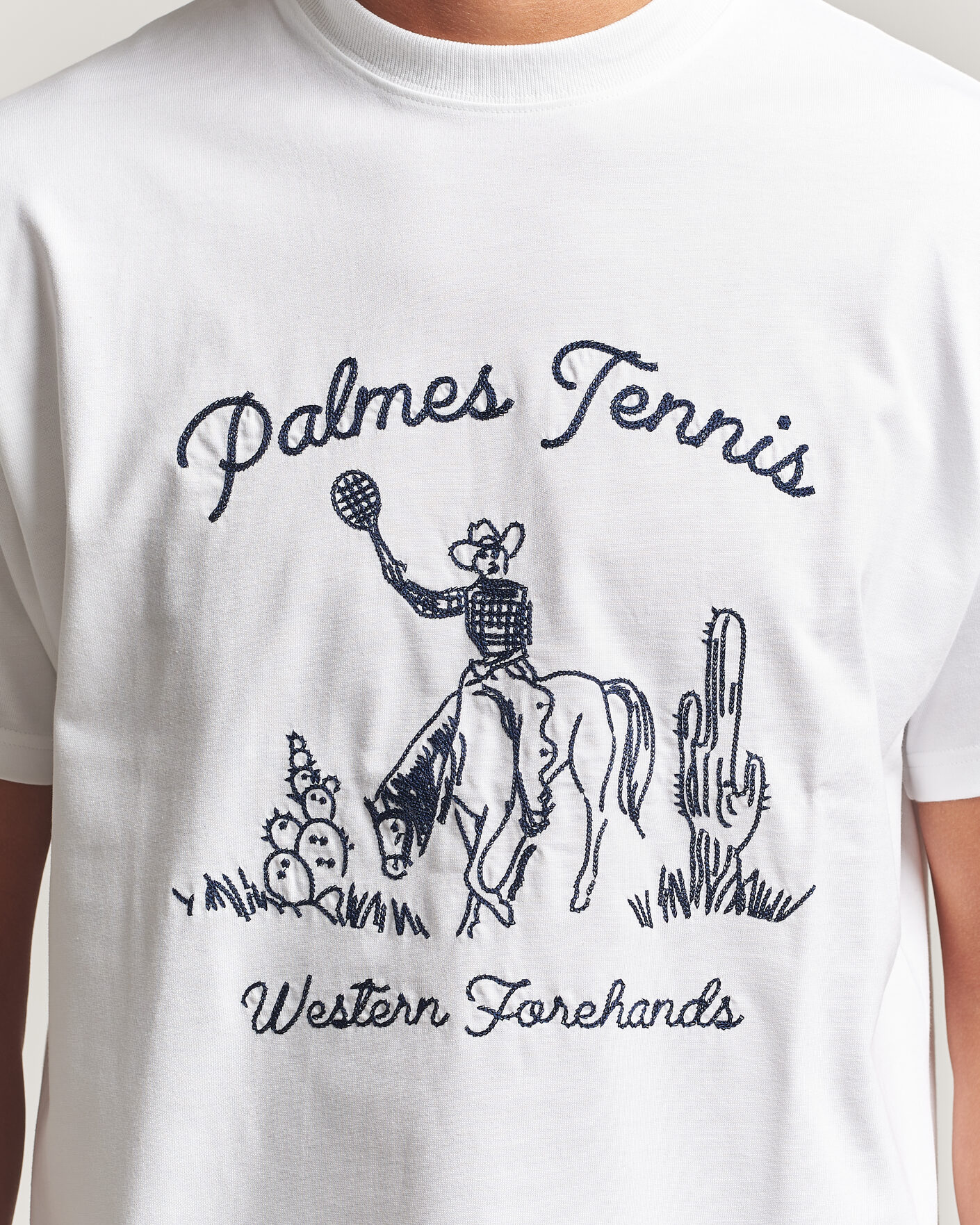 Herren | T-Shirts | Palmes | Western T-Shirt White
