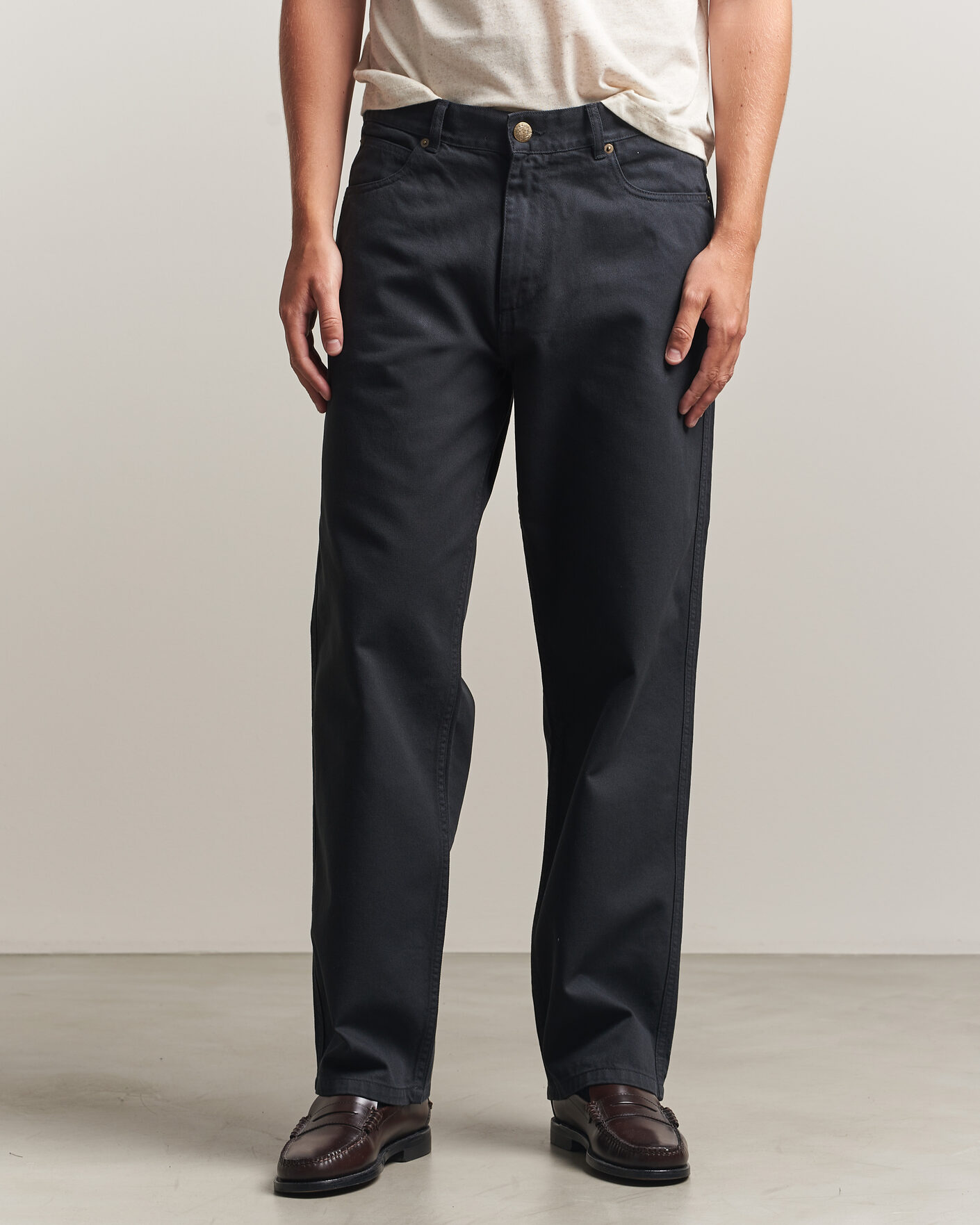 Herren | Hosen | Palmes | Coarse Trousers Black