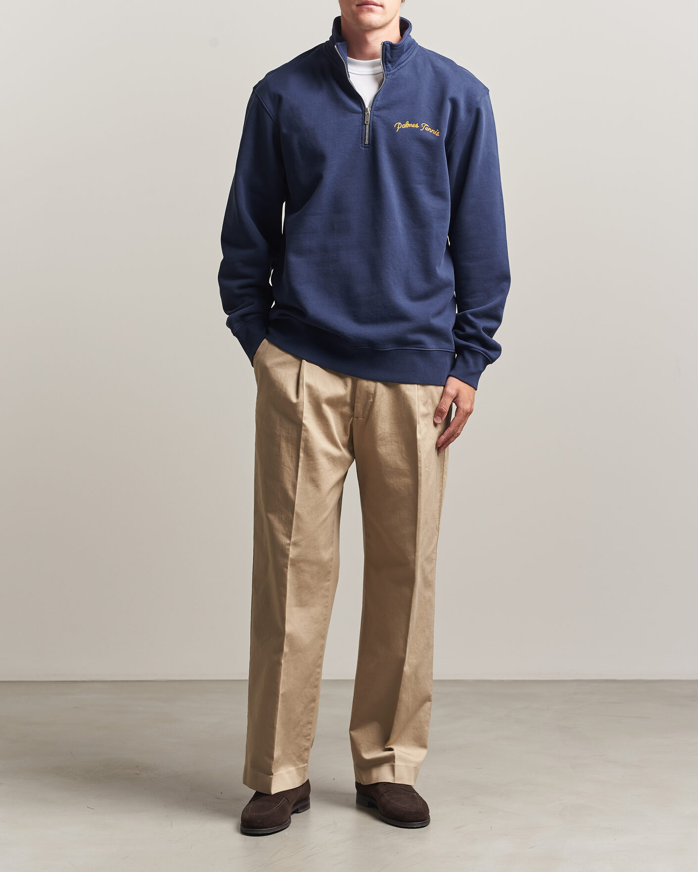 Herren | Pullover | Palmes | Western Zip Jacket Navy