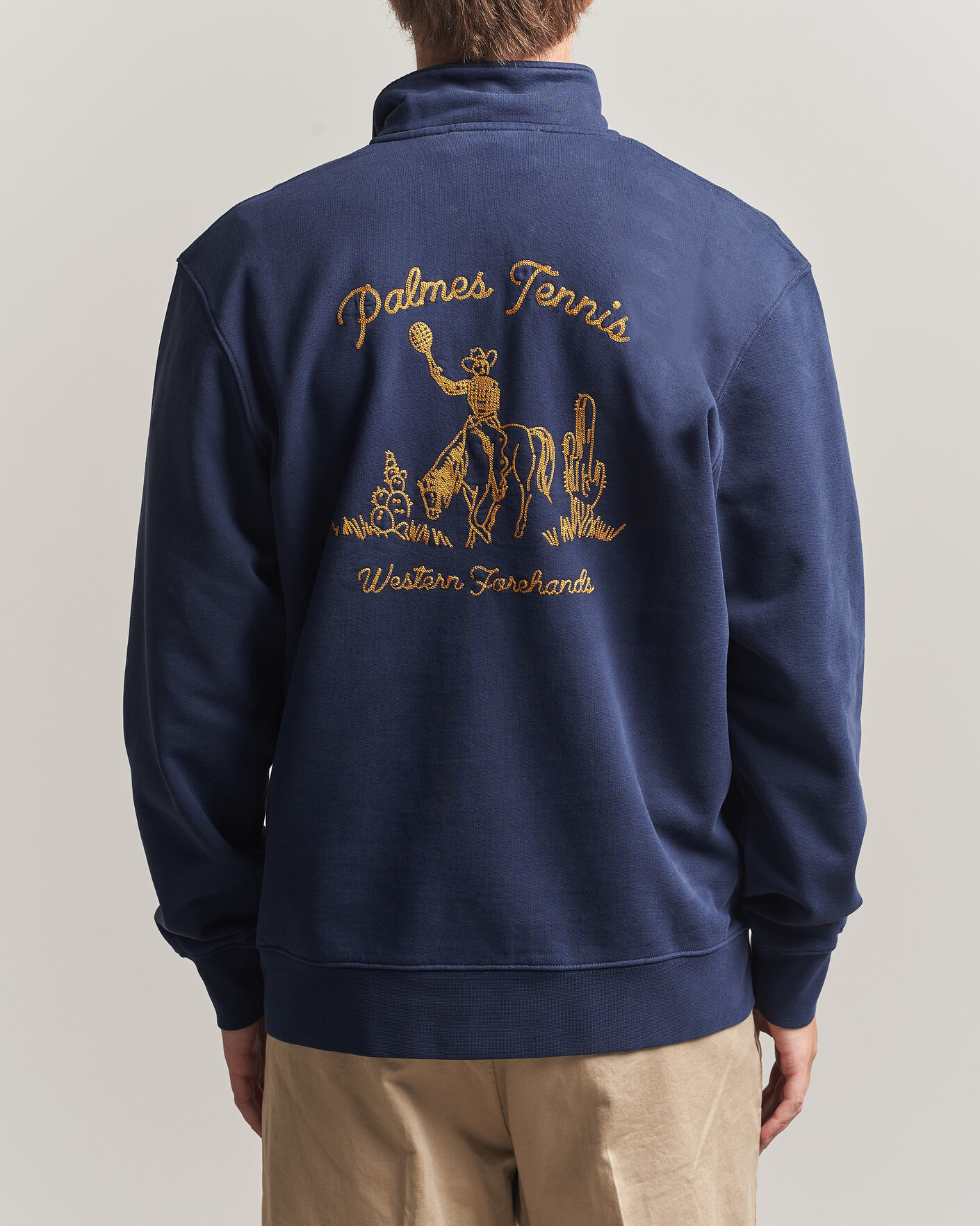 Herren | Pullover | Palmes | Western Zip Jacket Navy