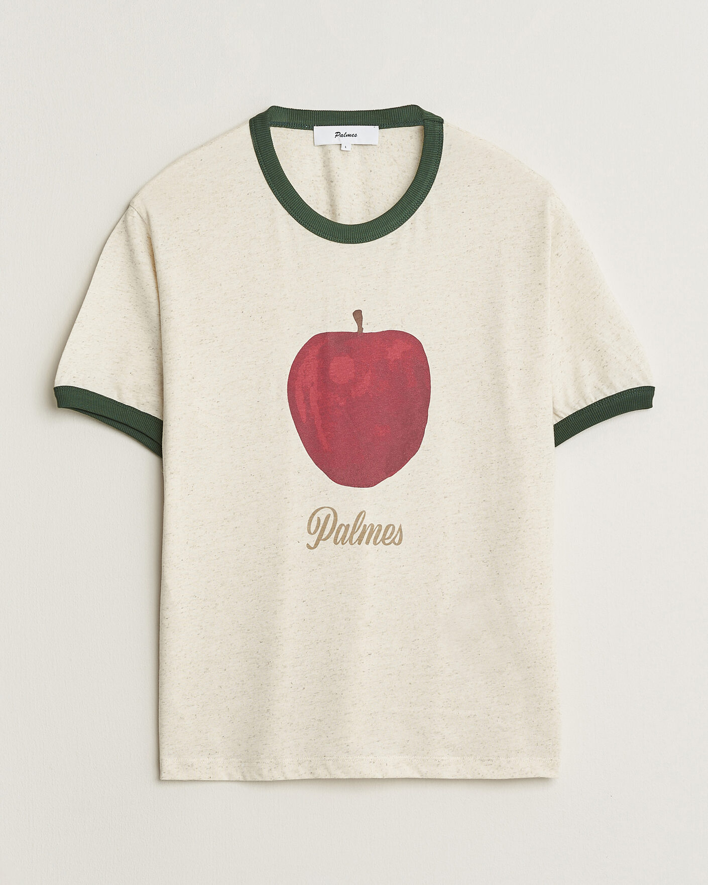 Herren | T-Shirts | Palmes | Apple Ringer T-Shirt Broken White