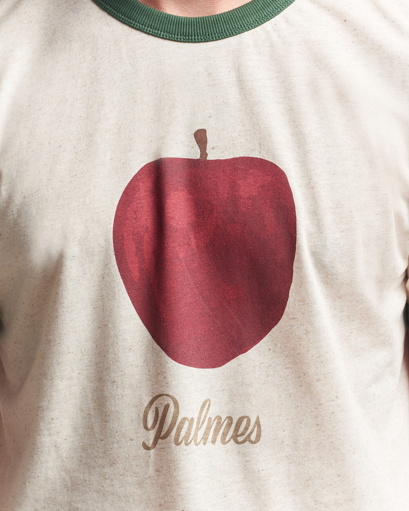 Herren | T-Shirts | Palmes | Apple Ringer T-Shirt Broken White