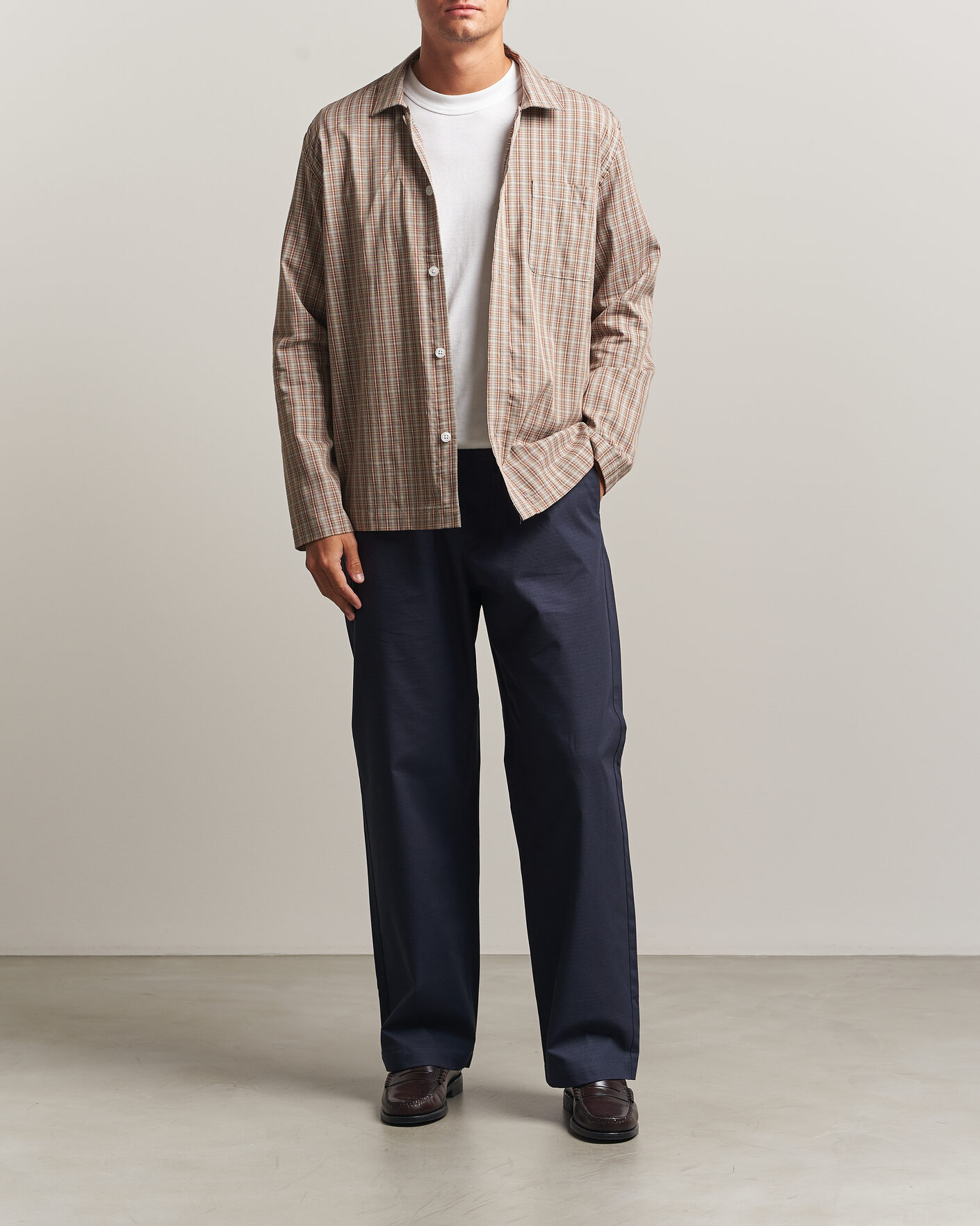 Herren | Hosen | Palmes | Lucien Ripstop Trousers Navy