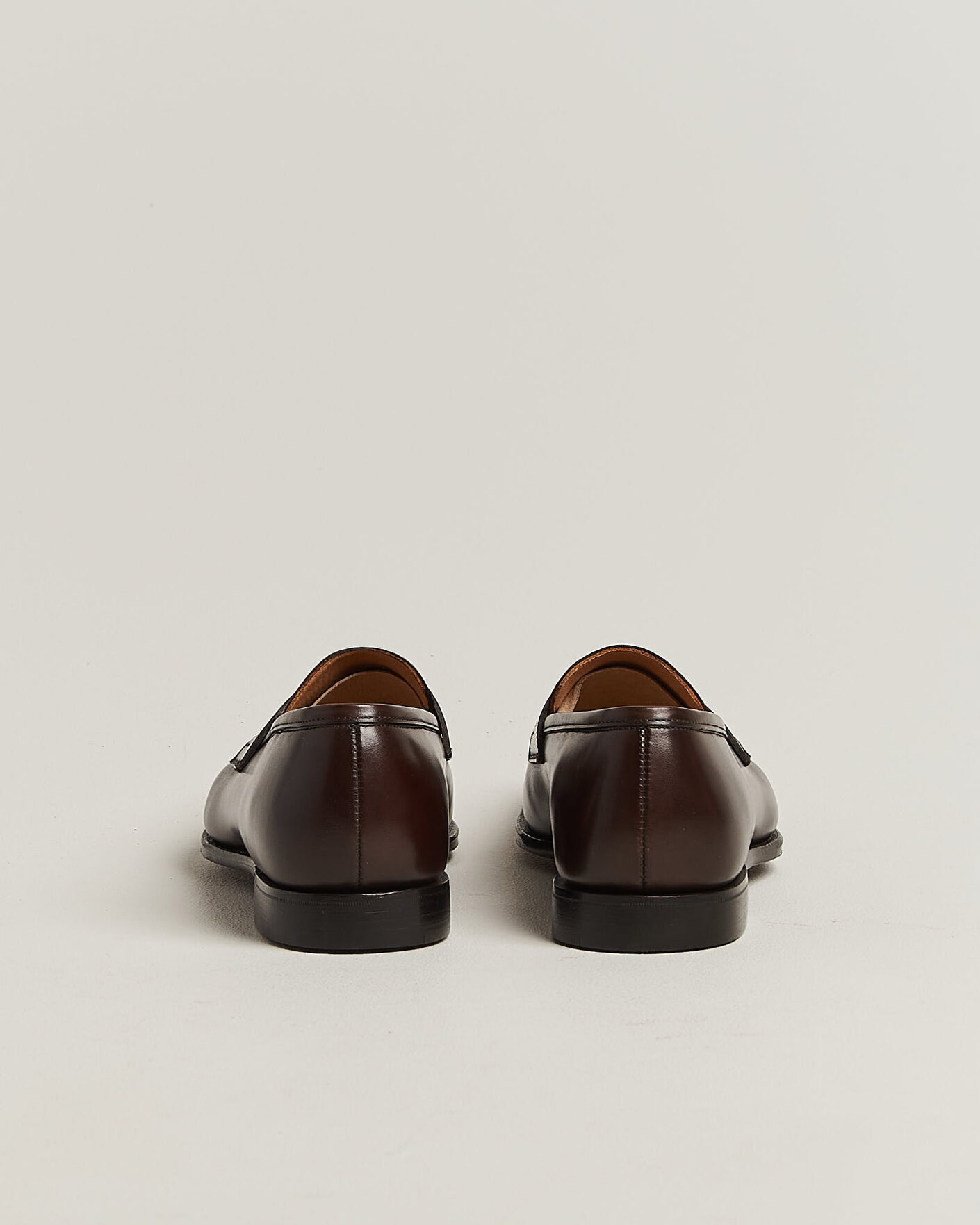 Herren | Loafer | Crockett & Jones | Crawford Handgrade Penny Loafer Dk Brown Antique Calf