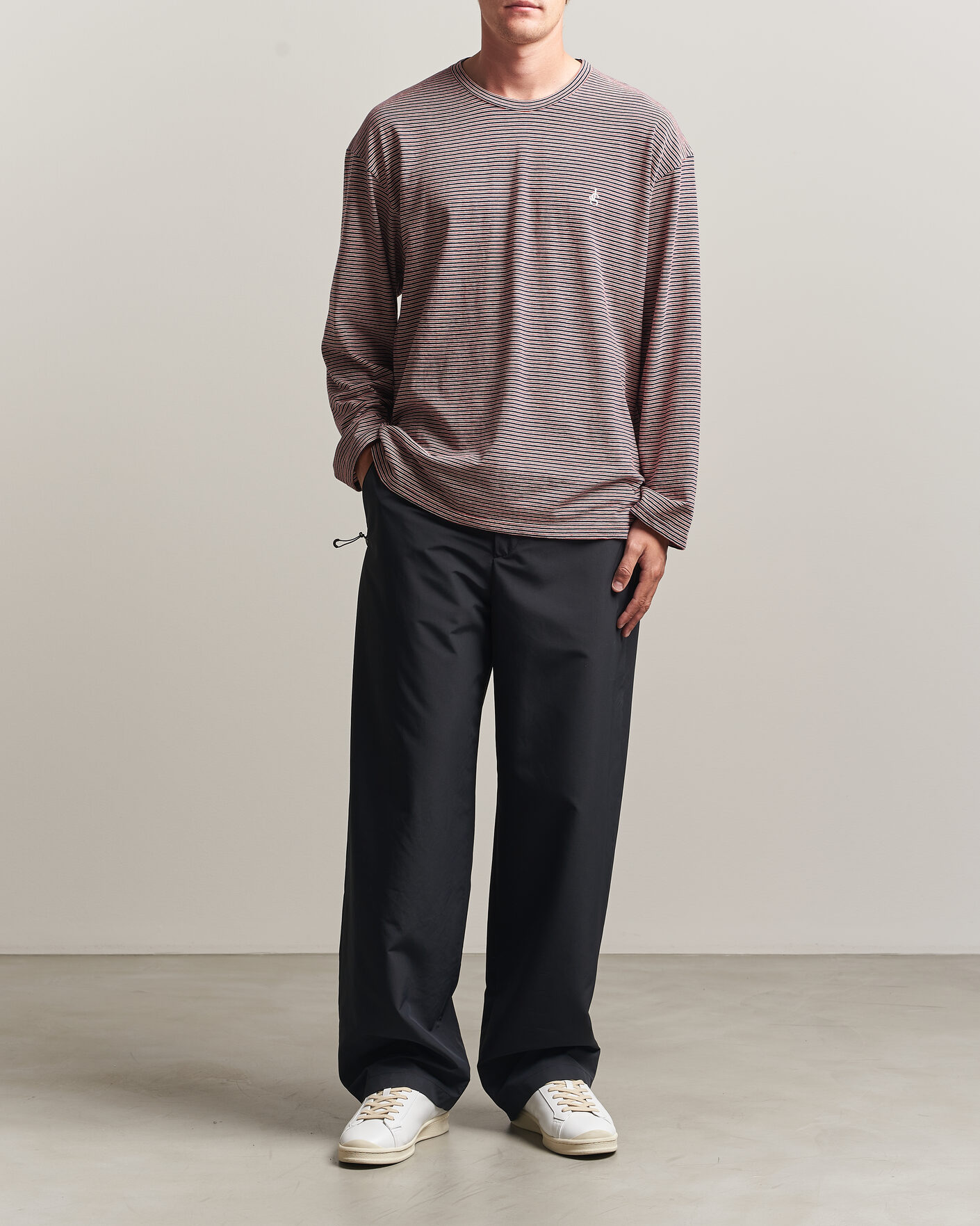 Herren | T-Shirts | Jil Sander | Long Sleeve Striped T-Shirt Red