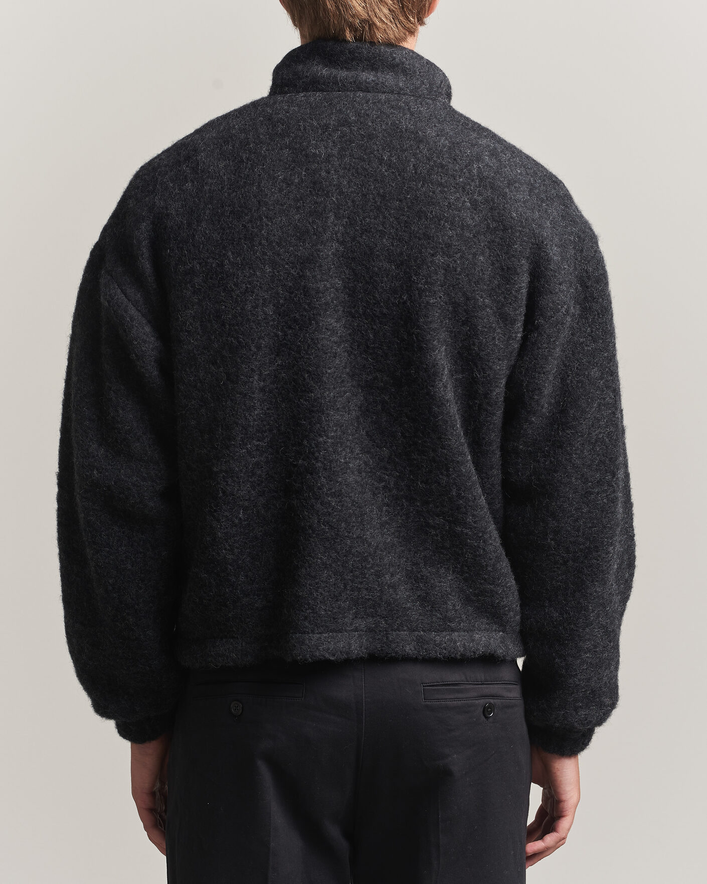 Herren | Jacken | Jil Sander | Full Zip Fleece Jacket Charcoal