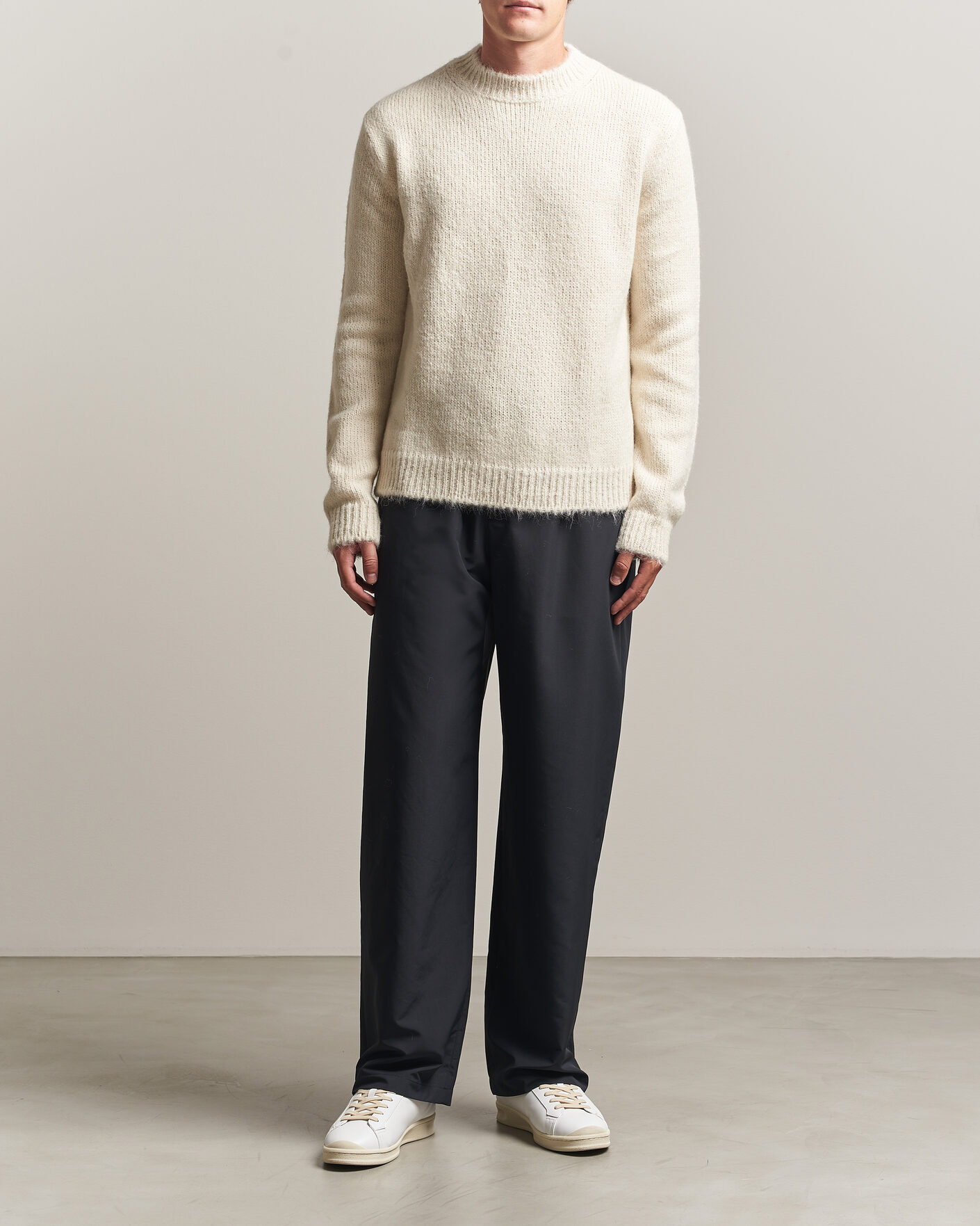 Herren | Pullover | Jil Sander | Rib Knit Sweater Off White