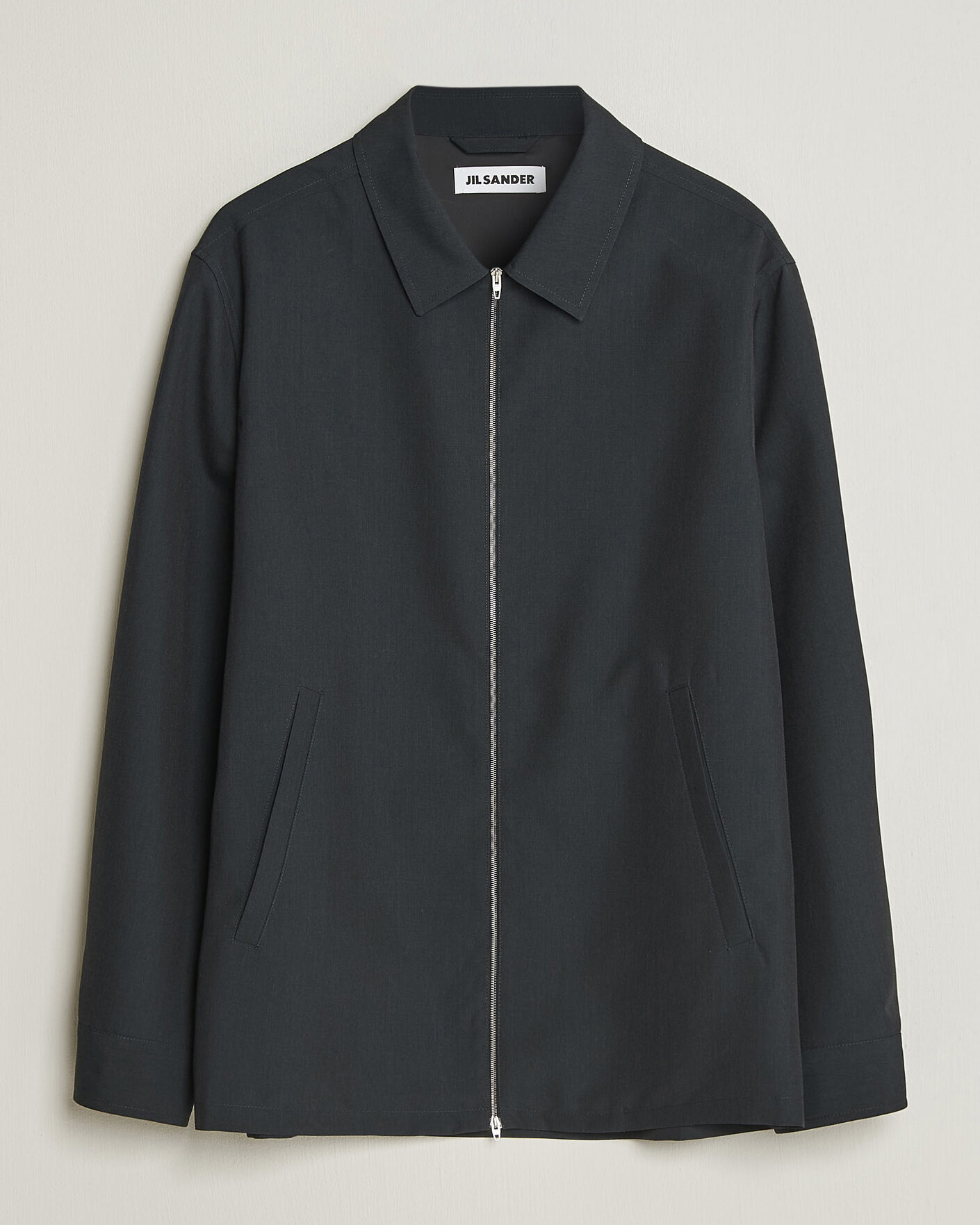 Herren | Hemden | Jil Sander | Zip Shirt Jacket Charcoal