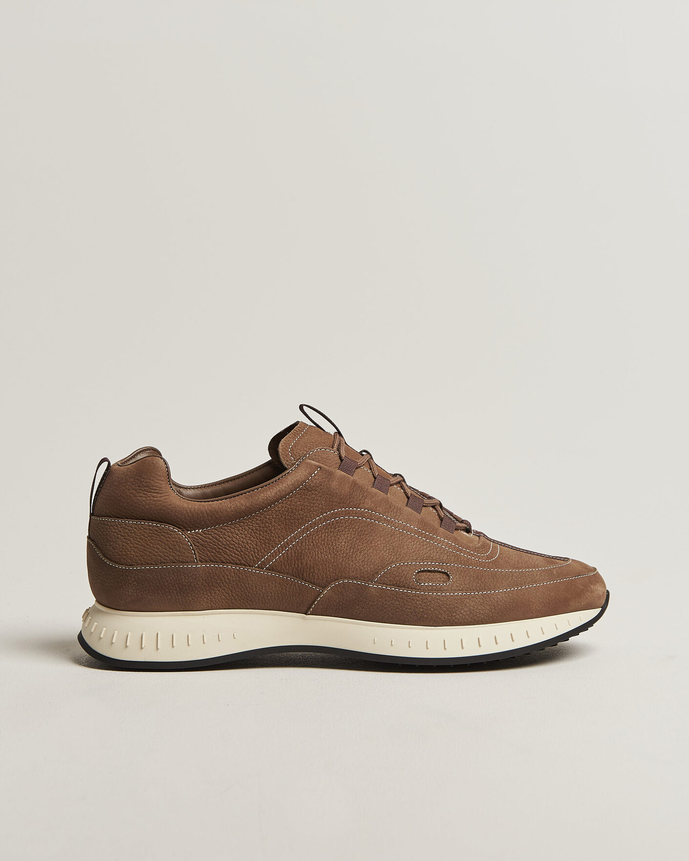 Herren | Sneaker | John Lobb | Stream Running Sneakers Moka Nubuck
