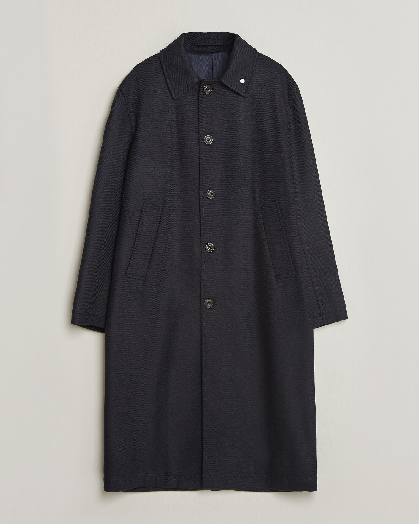 Herren | Jacken | L.B.M. 1911 | Wool/Cashmere Raglan Coat Navy