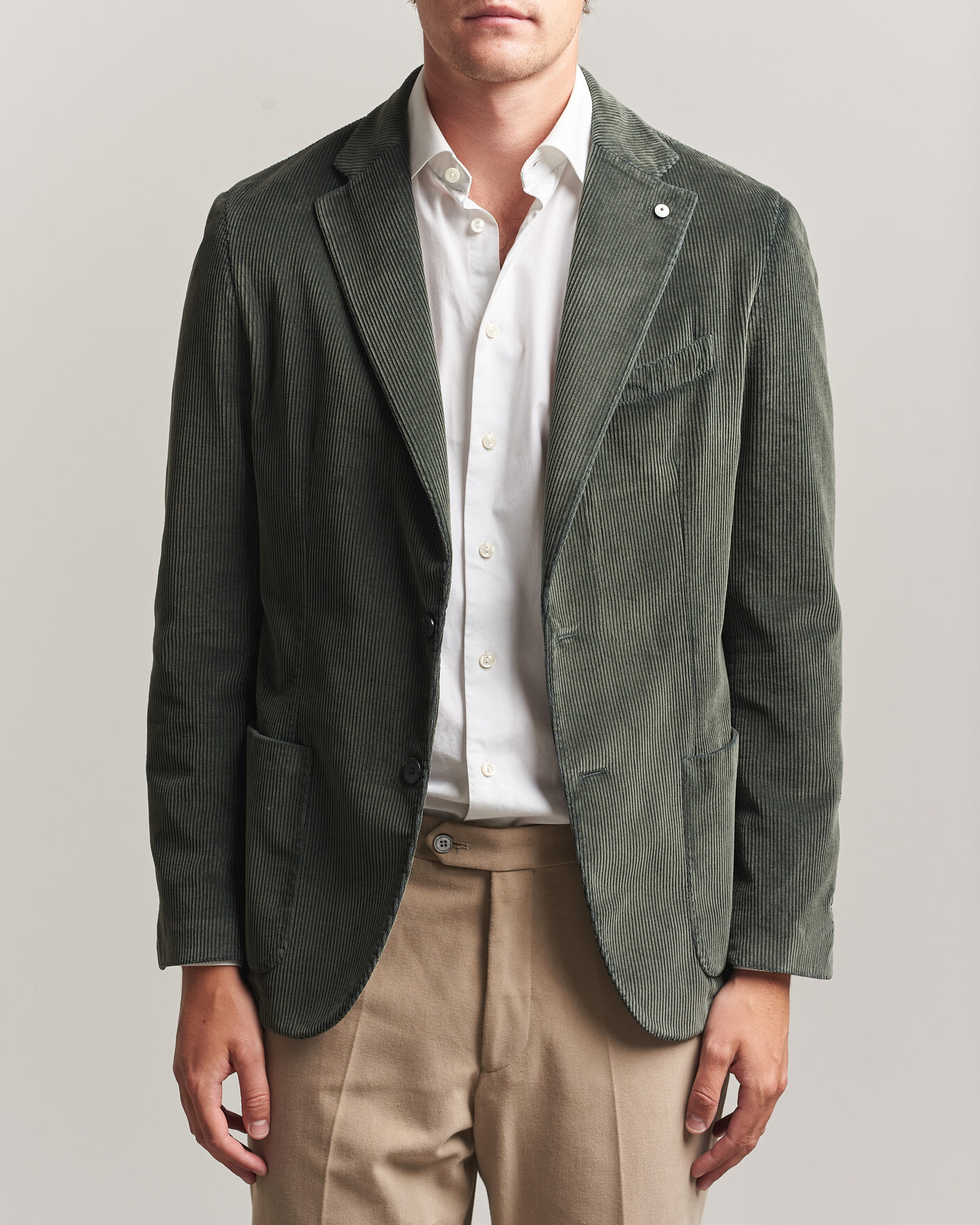 Herren | Sakkos | L.B.M. 1911 | Jack Corduroy Blazer Soft Green