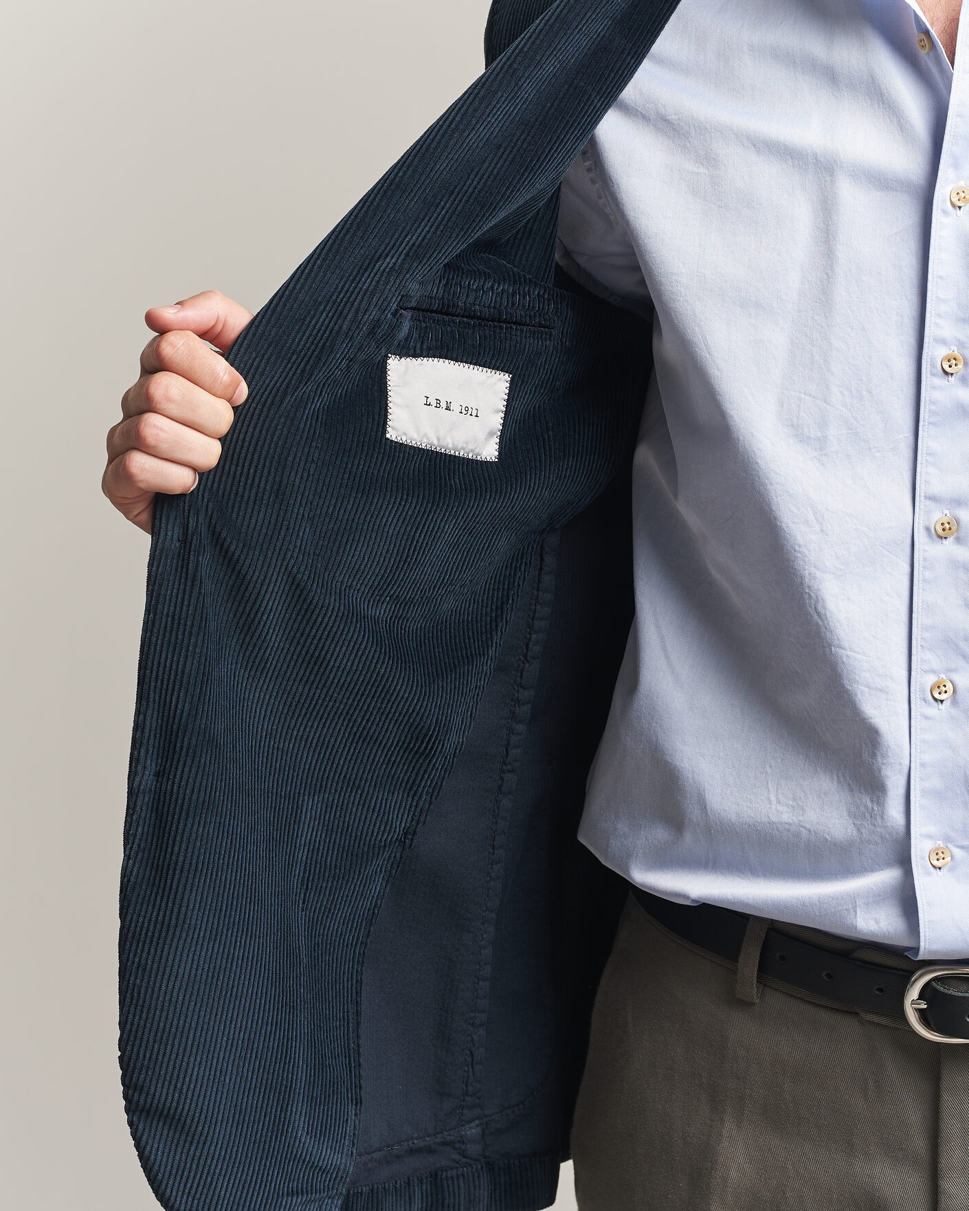 Herren | Sakkos | L.B.M. 1911 | Jack Corduroy Blazer Navy