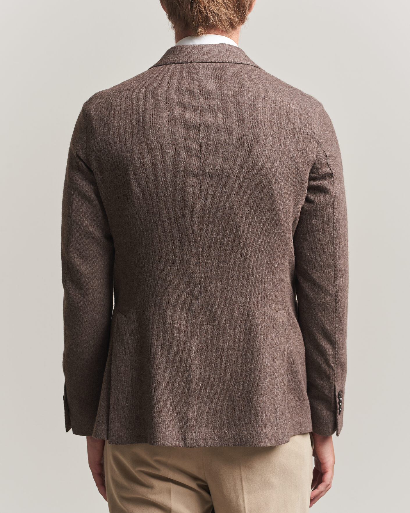 Herren | Sakkos | L.B.M. 1911 | Jack Knitted Cashmere Mix Blazer Brown