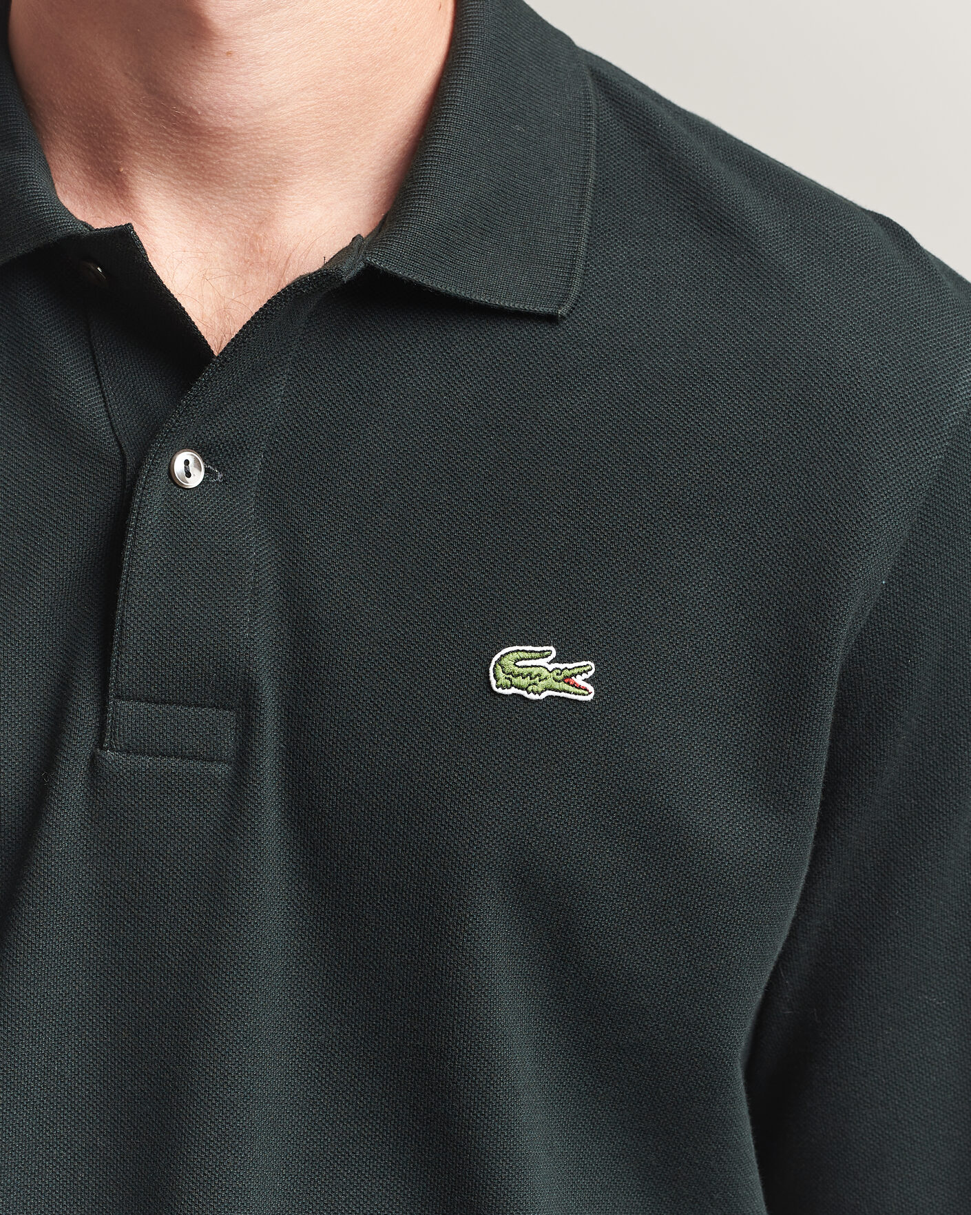 Herren | Poloshirts | Lacoste | Original Long Sleeve Polo Piké Dark Varech