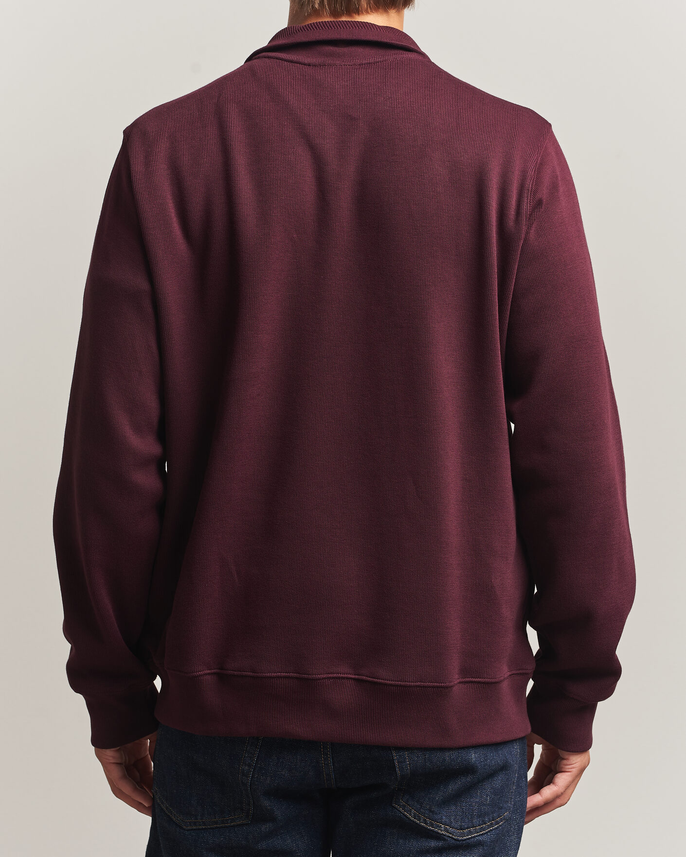 Herren | Pullover | Lacoste | Rib Interlock Half Zip Oxalis