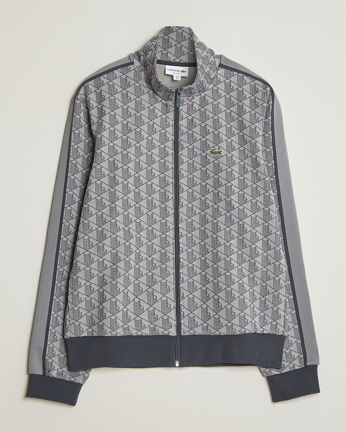 Herren | Pullover | Lacoste | Monogram Track Jacket Calluna/Graphite