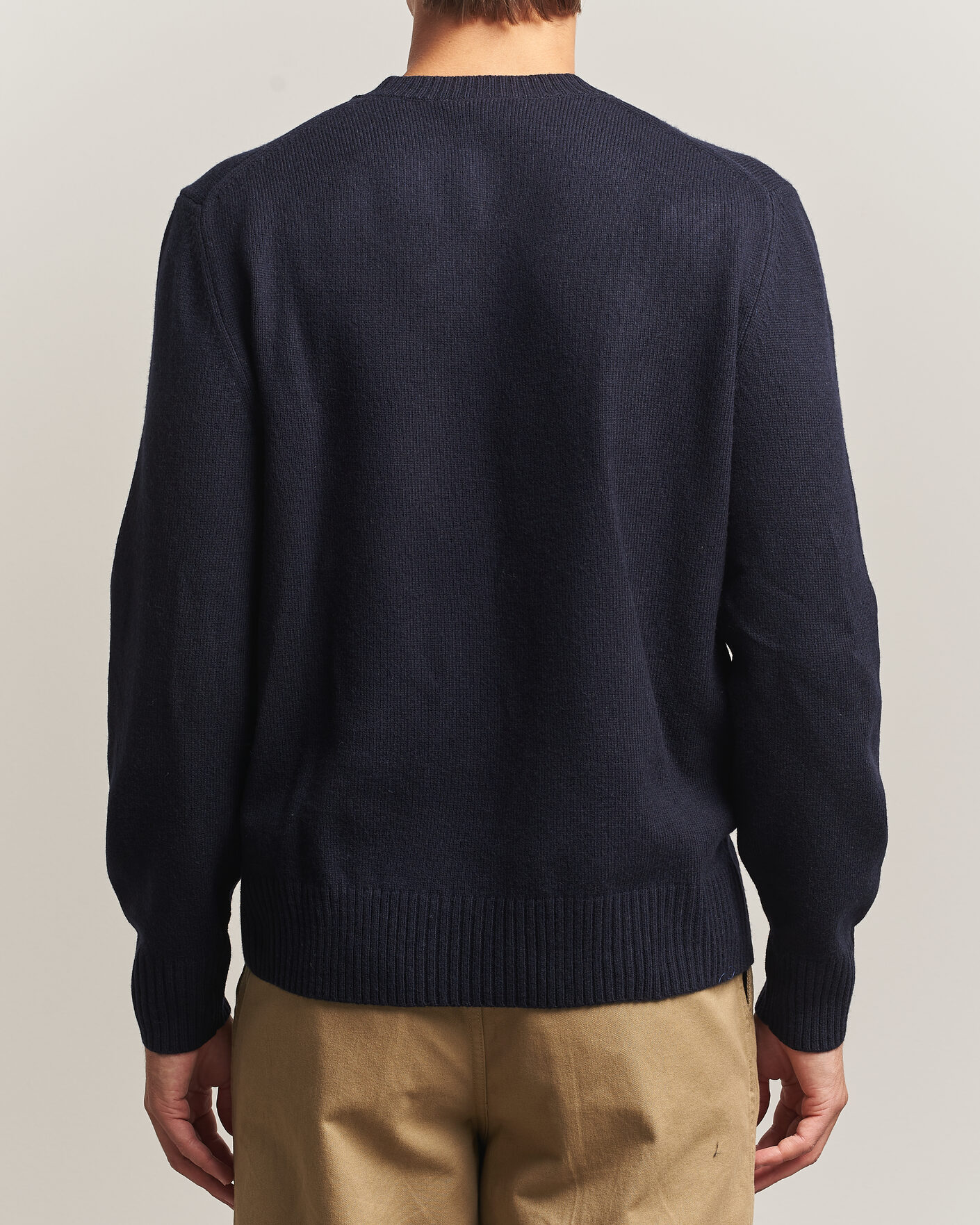 Herren | Pullover | Lacoste | Carded Wool Crew Neck Navy Blue