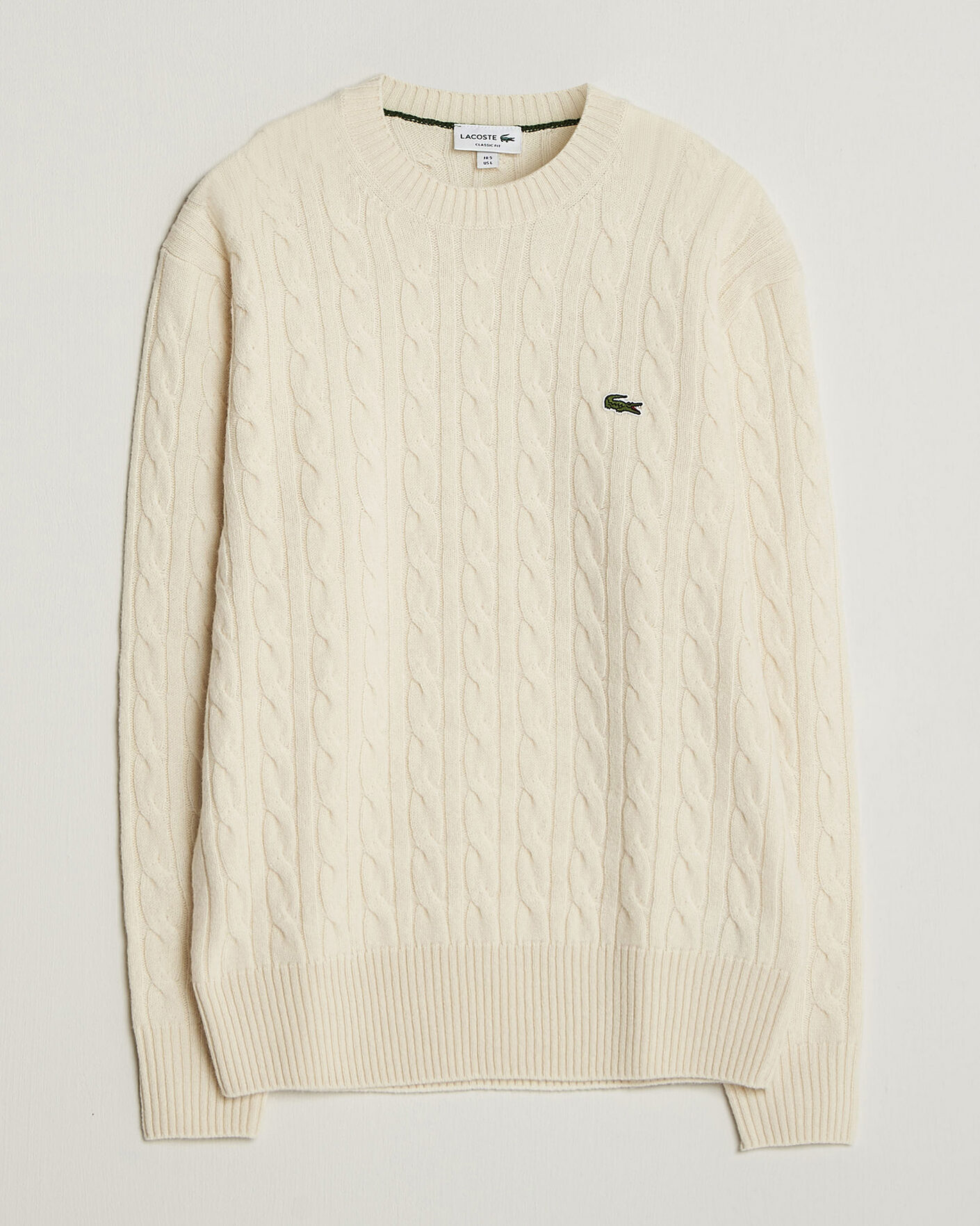Herren | Pullover | Lacoste | Carded Wool Cable Crew Neck Lapland