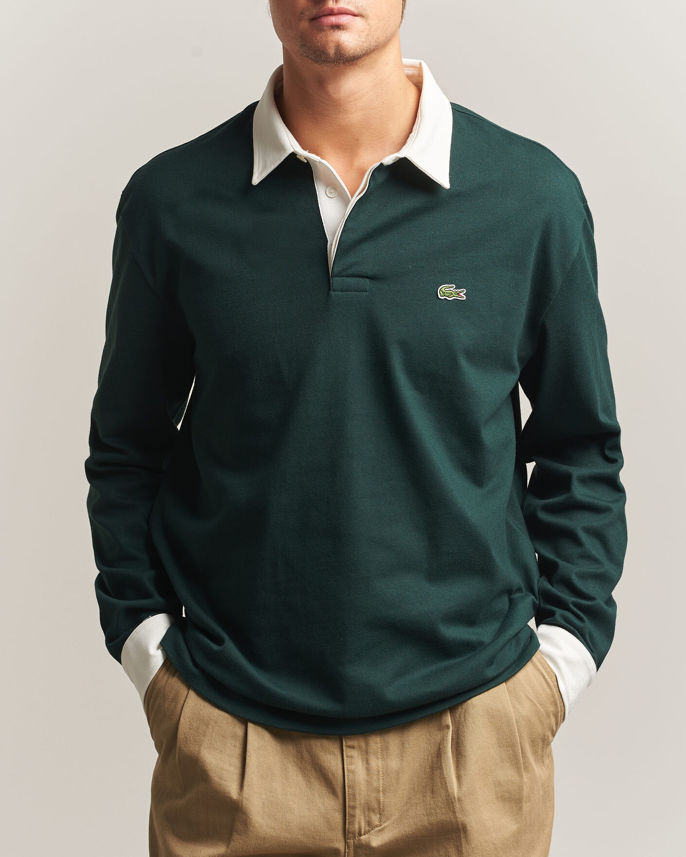 Herren | Pullover | Lacoste | Heavy Cotton Rugger Sinople