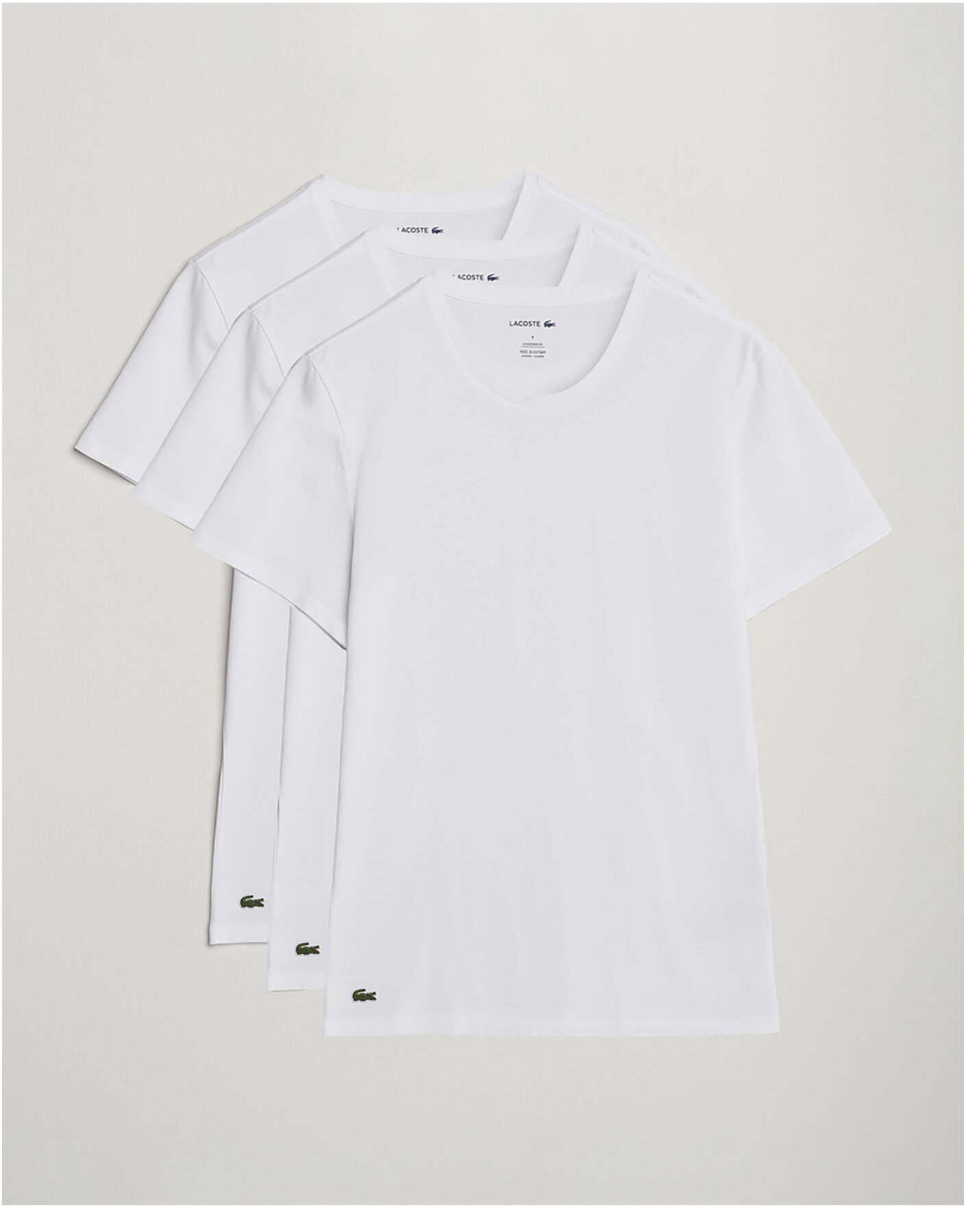 Herren | T-Shirts | Lacoste | 3-Pack Crew Neck T-Shirt White