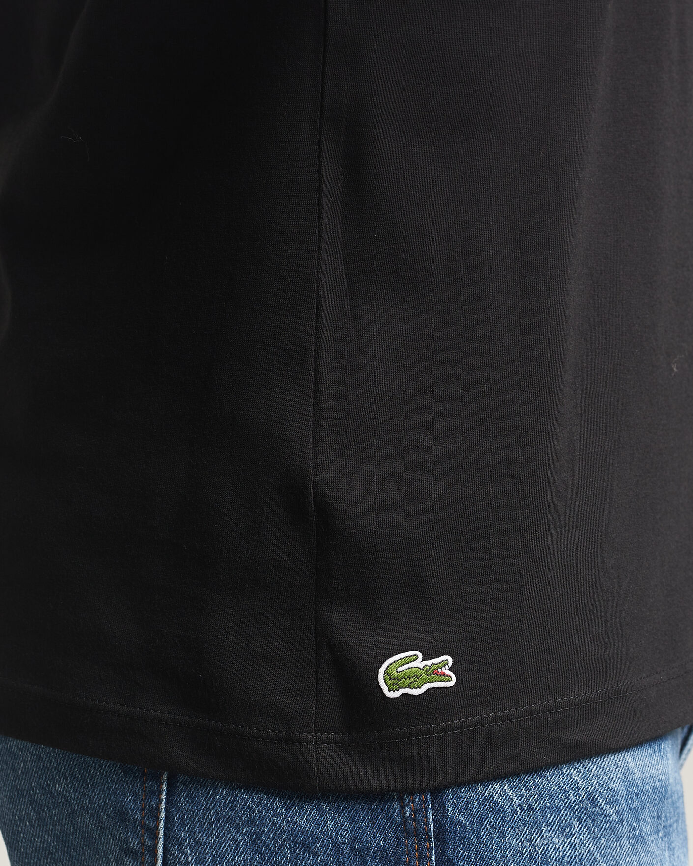 Herren | T-Shirts | Lacoste | 3-Pack Crew Neck T-Shirt Black