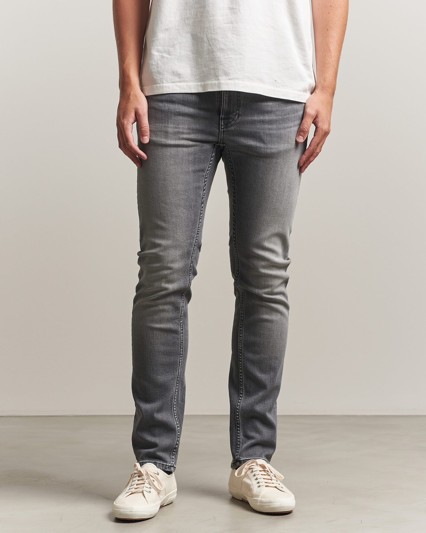 Herren | Jeans | Nudie Jeans | Lean Dean Jeans Grey Wave