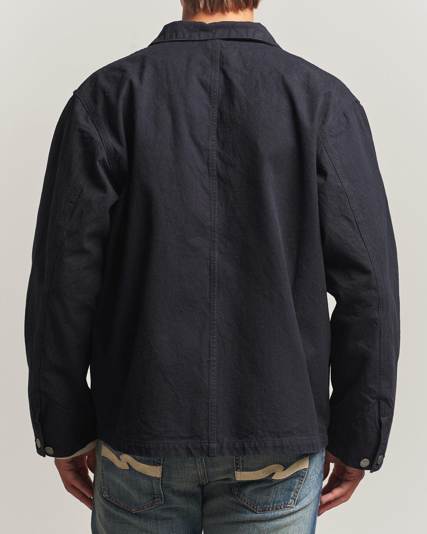 Herren | Jacken | Nudie Jeans | Howie Duck Canvas Chore Jacket Black