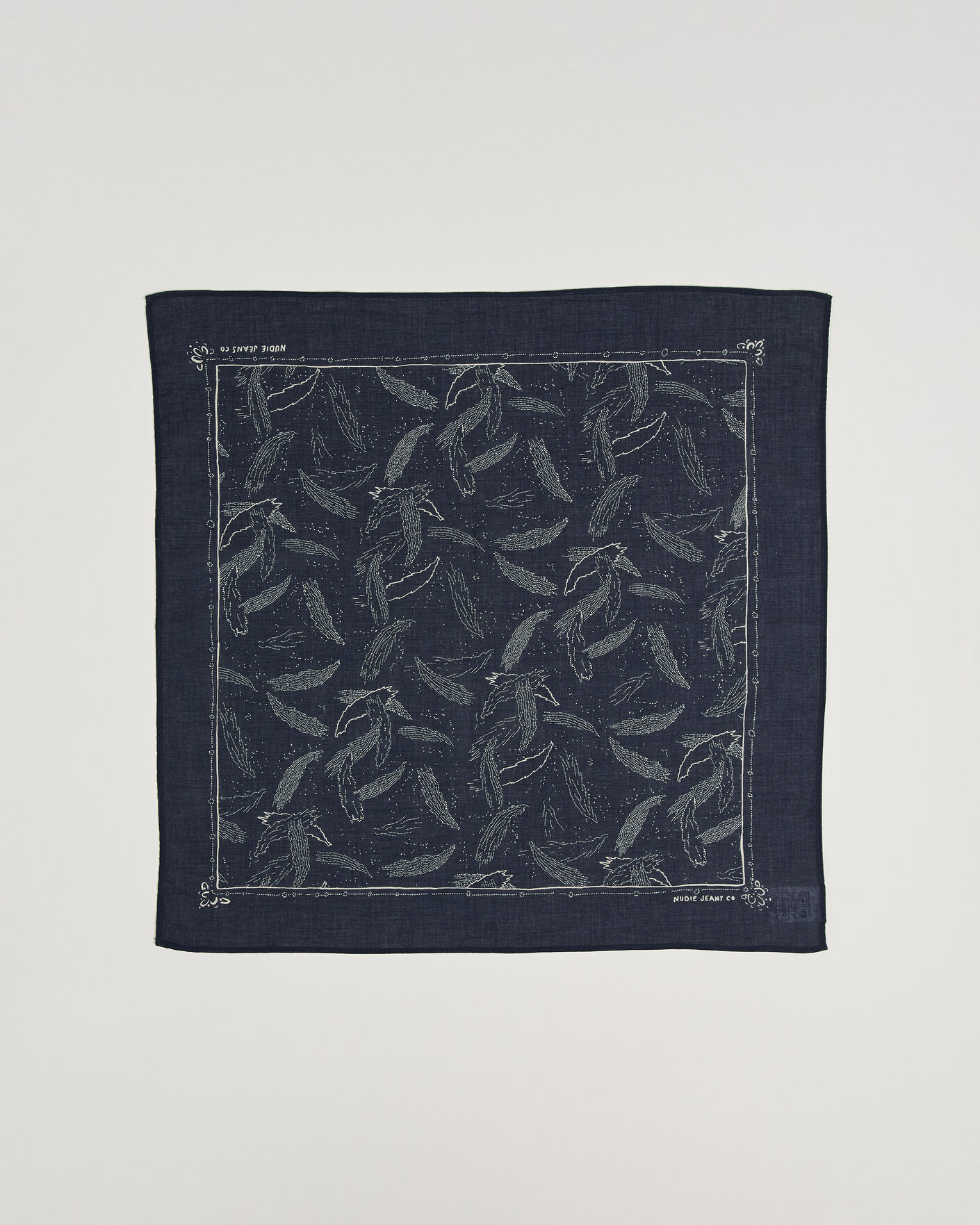 Herren | Tücher | Nudie Jeans | Ingrid Printed Bandana Blue