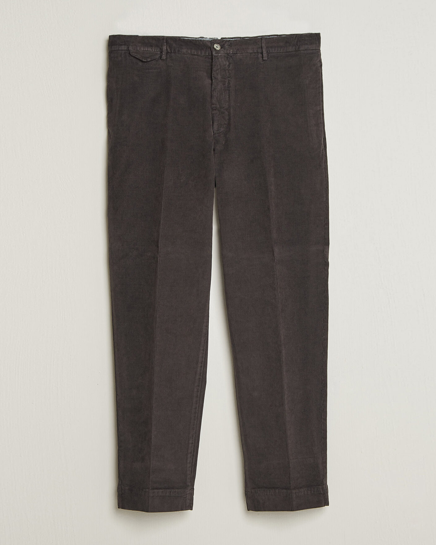 Herren | Hosen | Santaniello | Corduroy Trousers Dark Grey