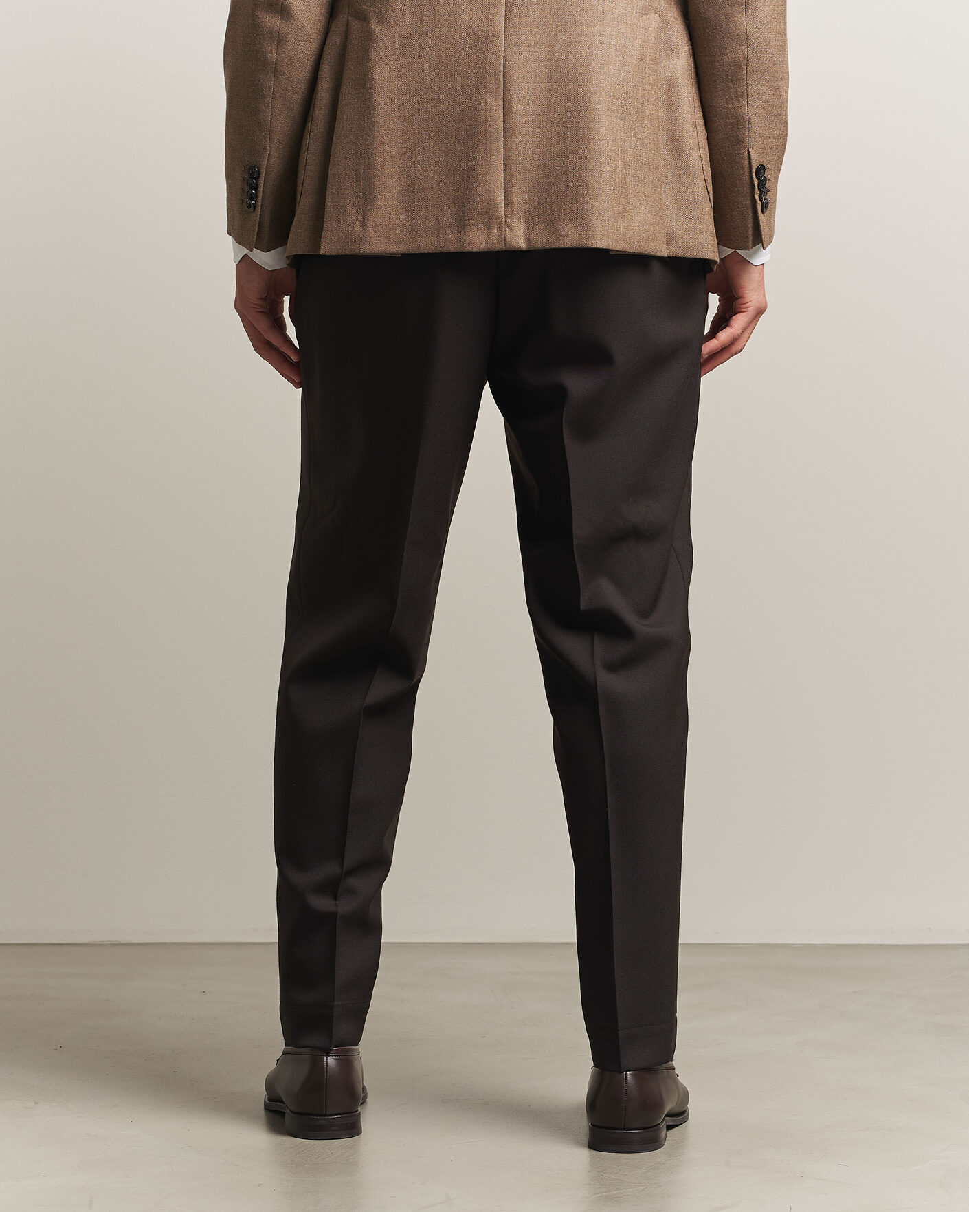 Herren | Hosen | Santaniello | Wool Trousers Brown