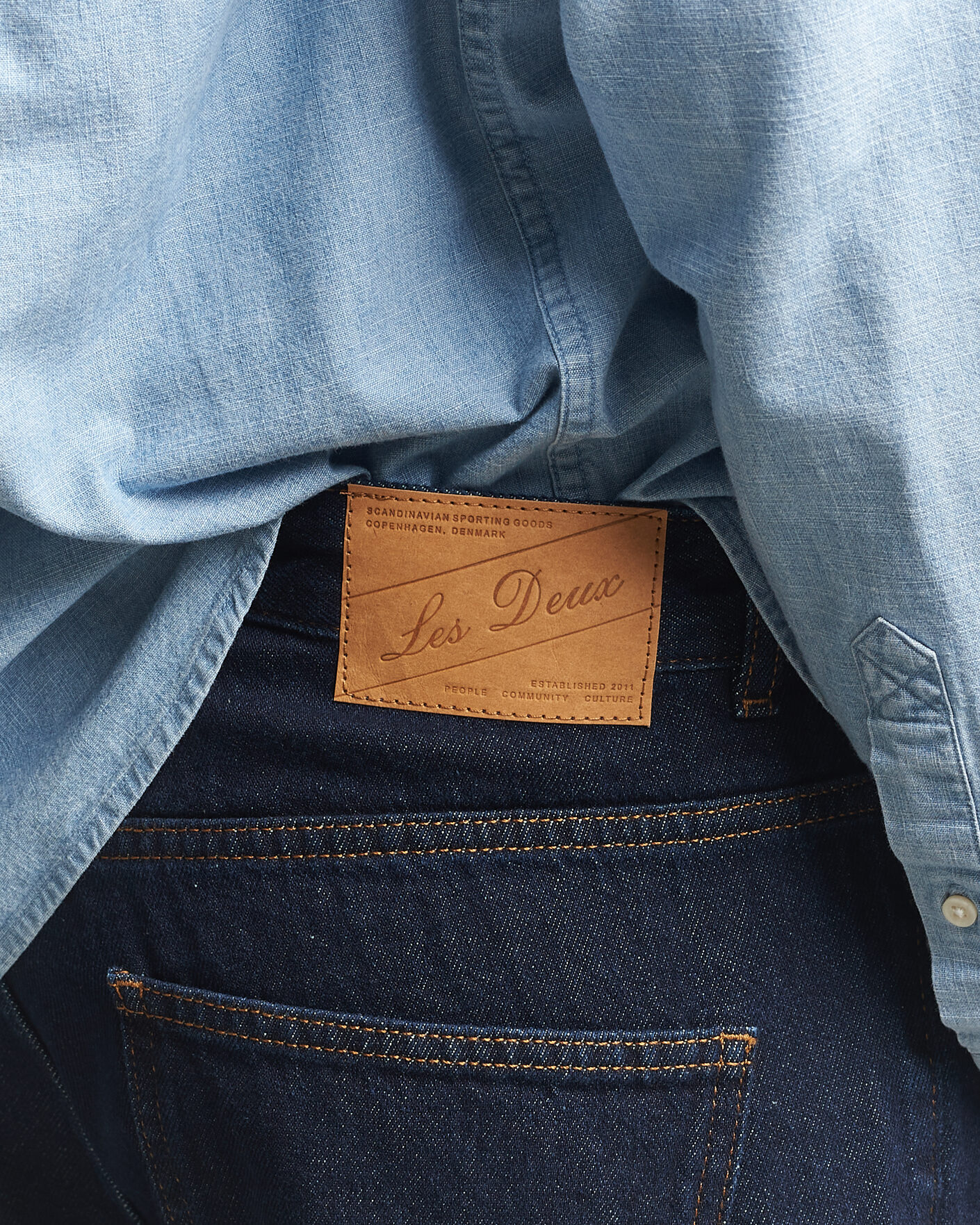Herren | Hosen | LES DEUX | Ryder Jeans Dark Indigo Wash