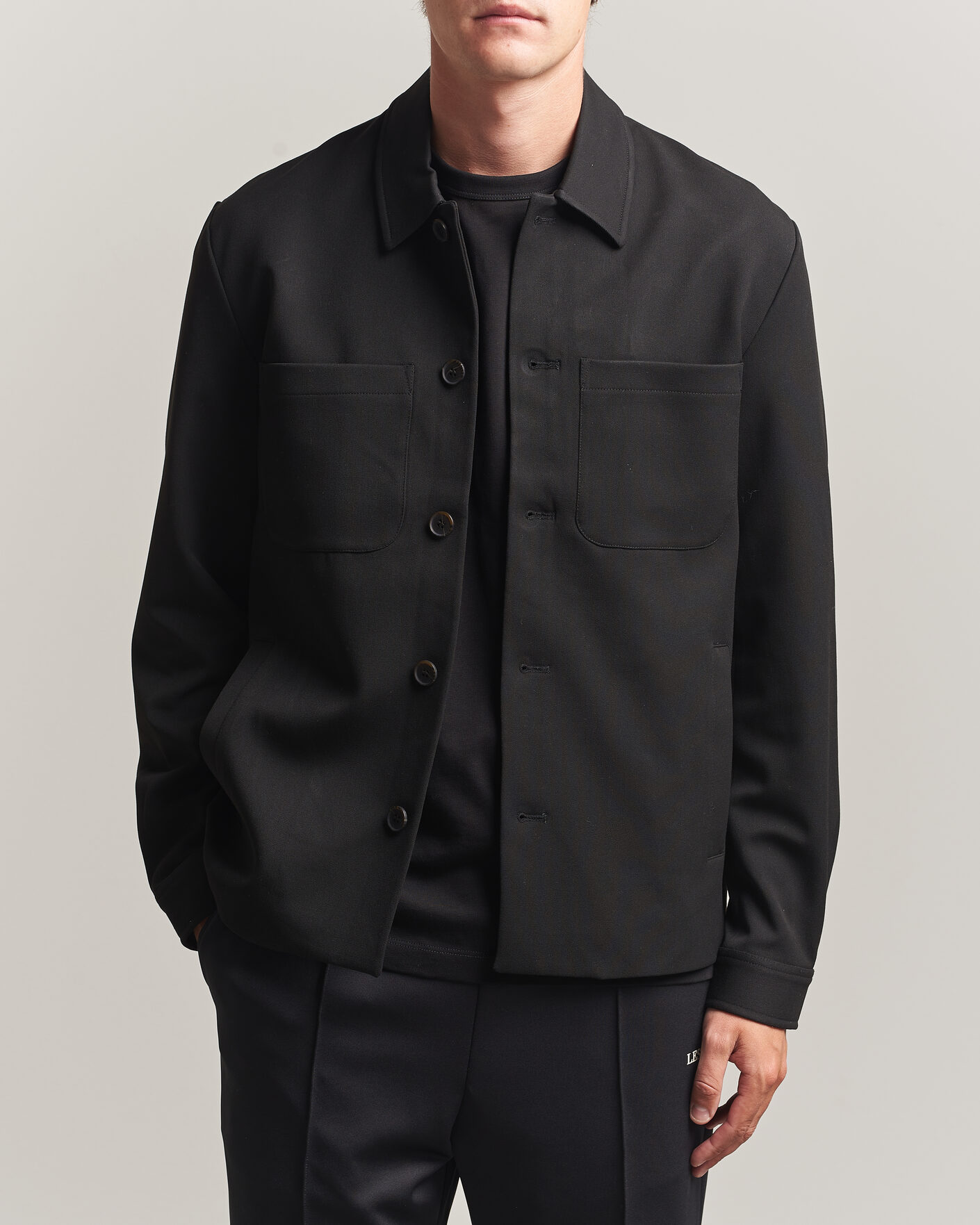 Herren | Hemden | LES DEUX | Marsielle Hybrid Jacket Black