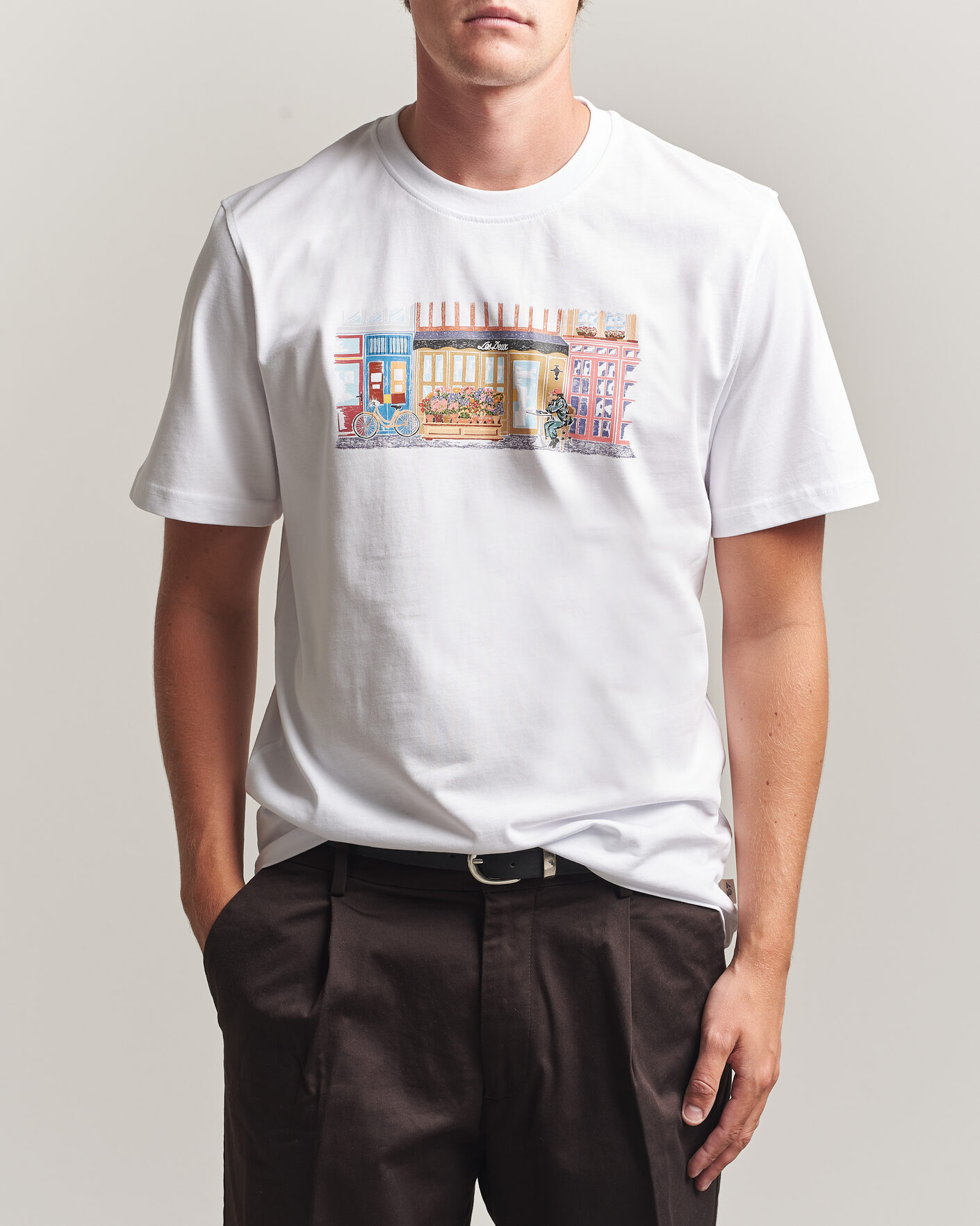 Herren | T-Shirts | LES DEUX | Market T-Shirt White