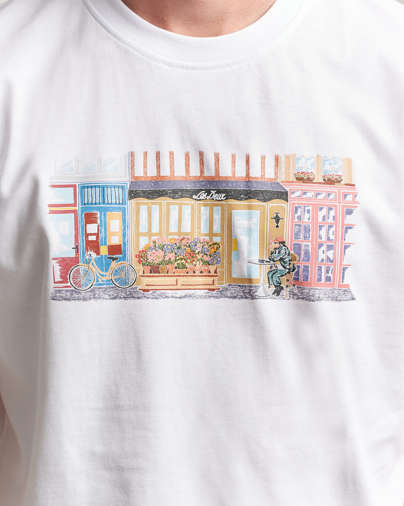 Herren | T-Shirts | LES DEUX | Market T-Shirt White