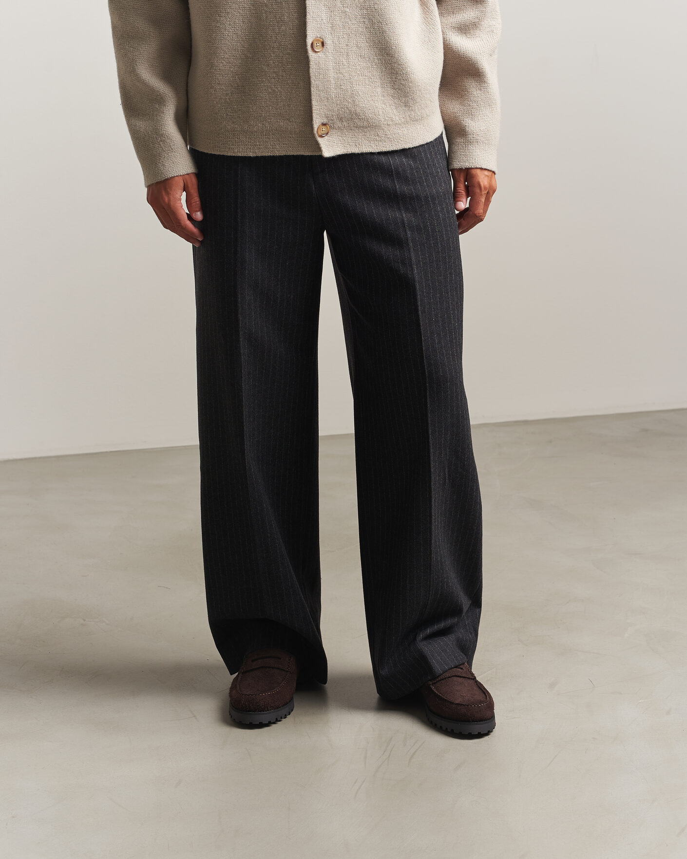 Herren | Loafer | LES DEUX | Hairy Suede Loafer Molé Brown
