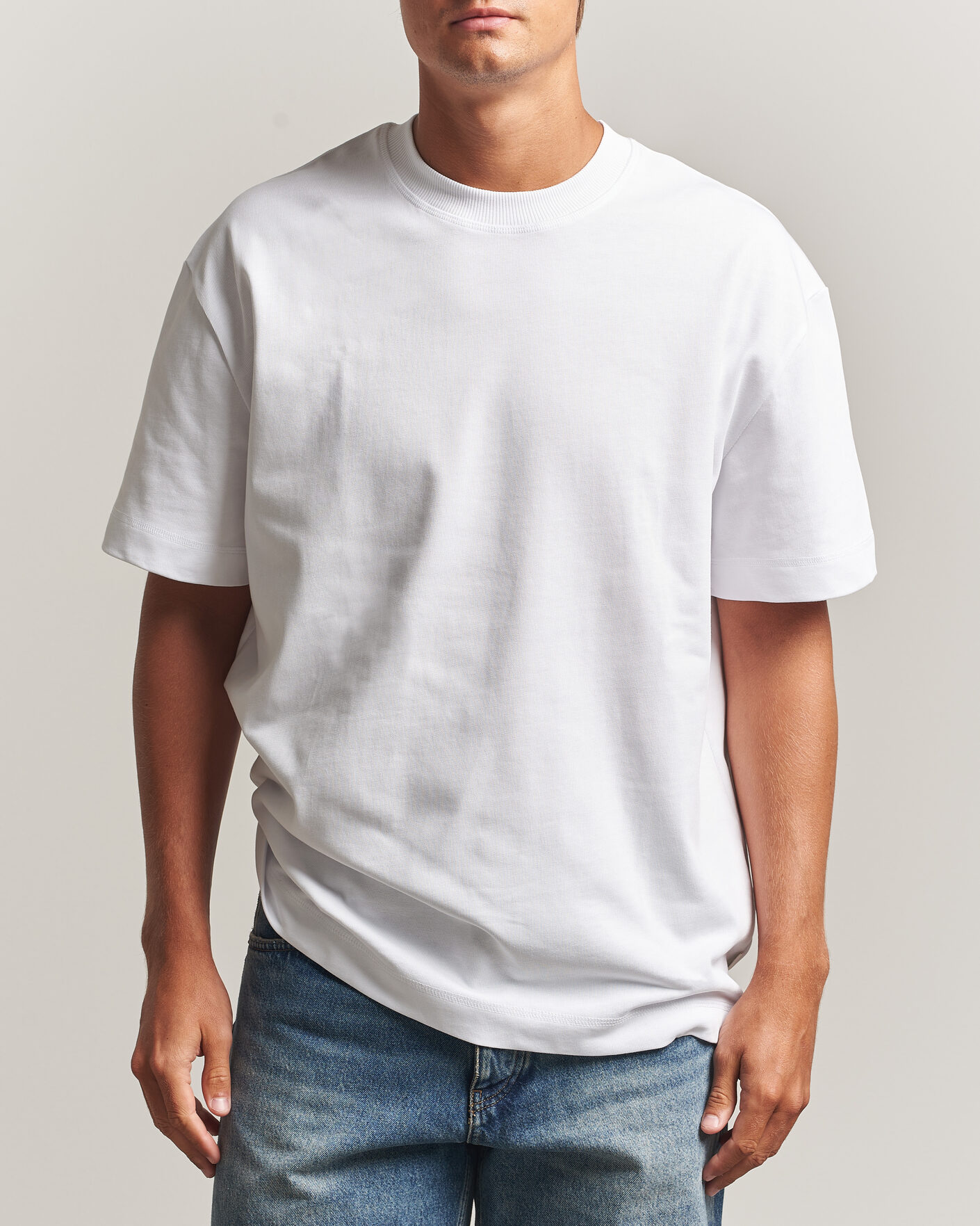 Herren | T-Shirts | LES DEUX | Heavyweight T-Shirt White