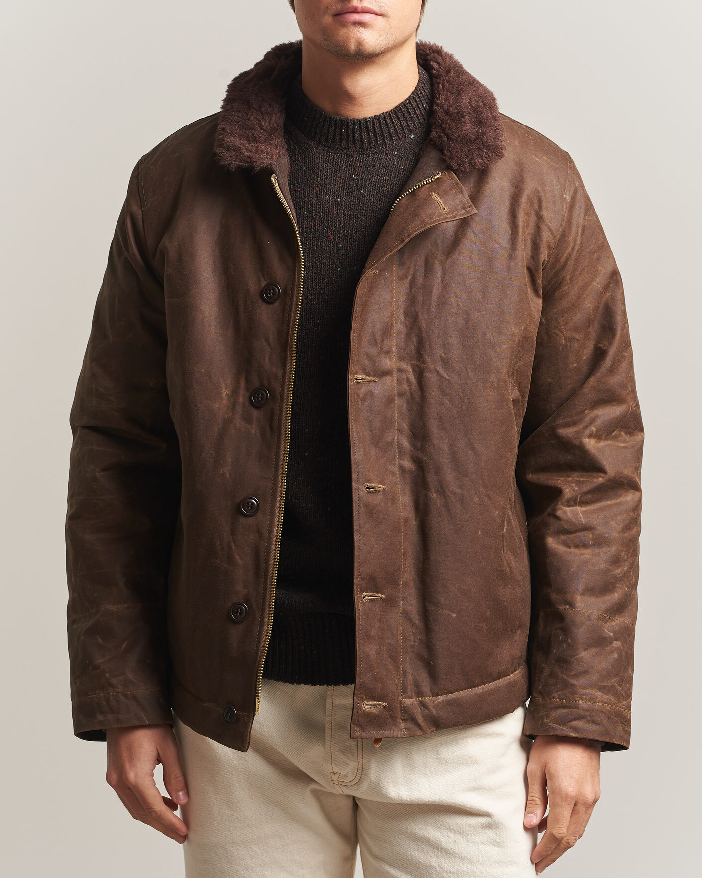 Herren | Jacken | Manifattura Ceccarelli | Deck Jacket Dark Tan