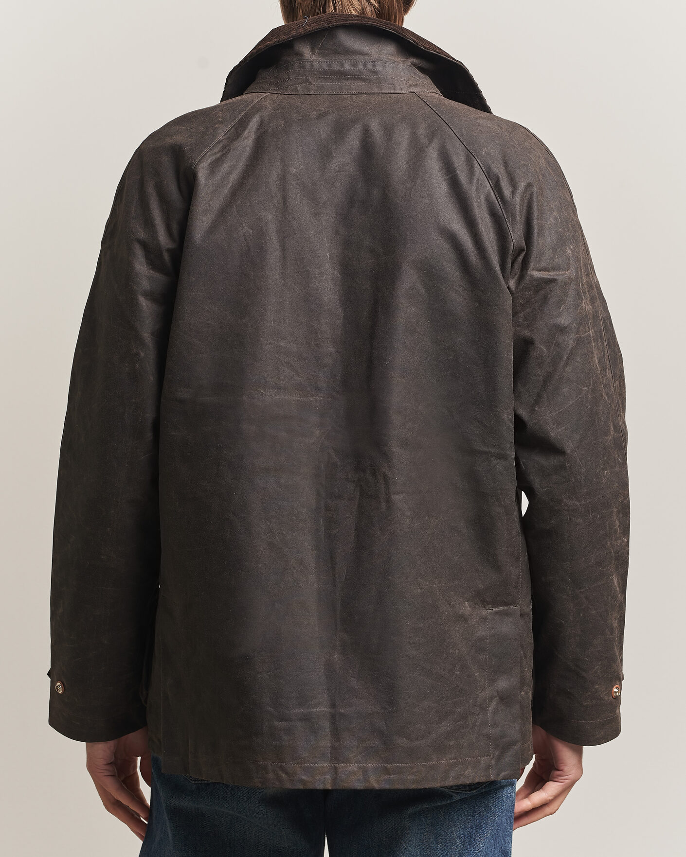 Herren | Jacken | Manifattura Ceccarelli | Rain Caban Wax Cloth Chocolate