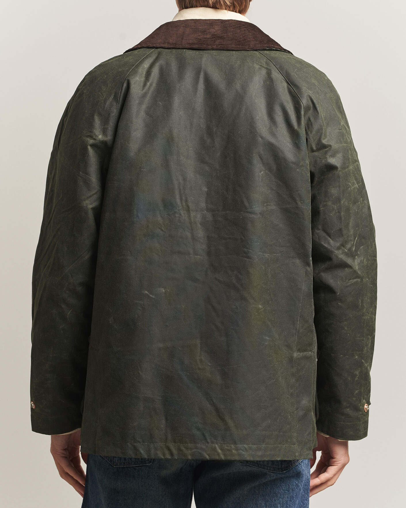 Herren | Jacken | Manifattura Ceccarelli | Rain Caban Wax Cloth Dark Green